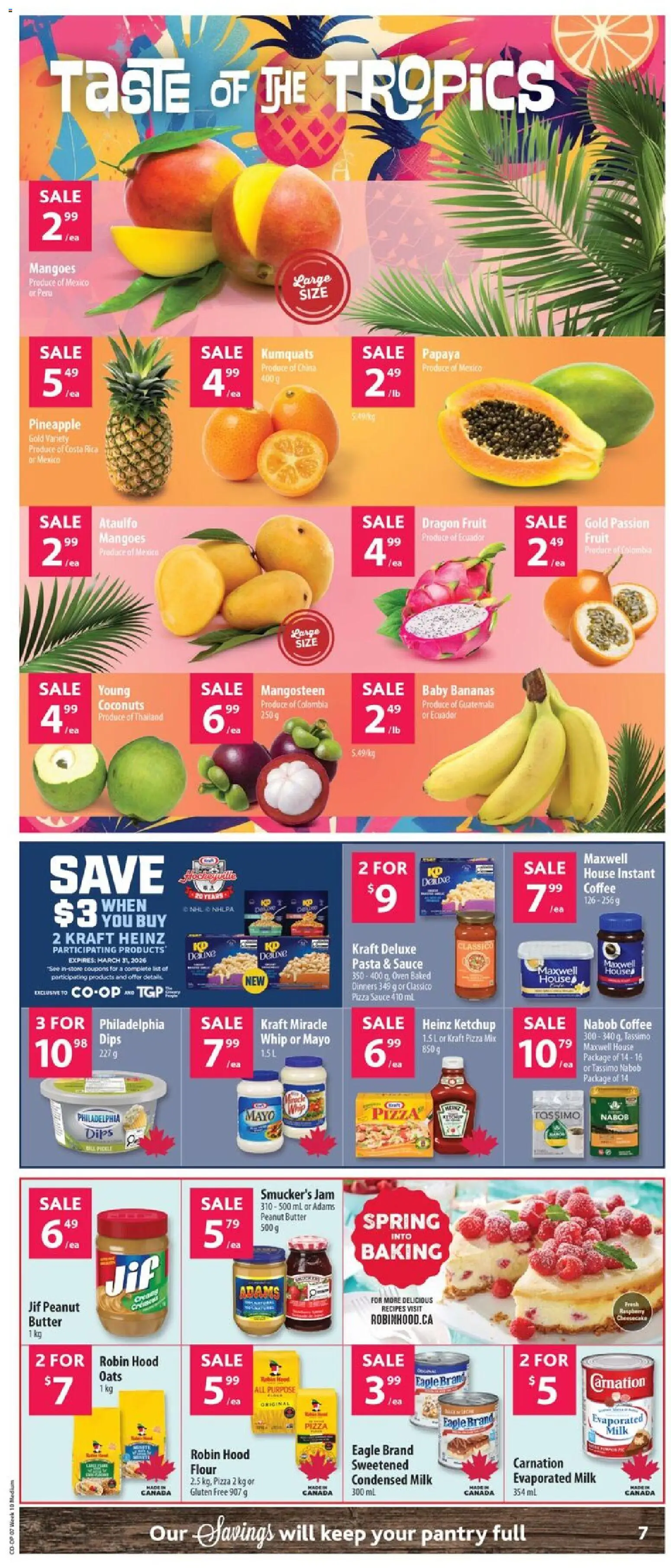 Co-op Food flyer valid from 05.03.2026 | Page: 12 | Products: Ketchup, Oven, Coffee, Pizza