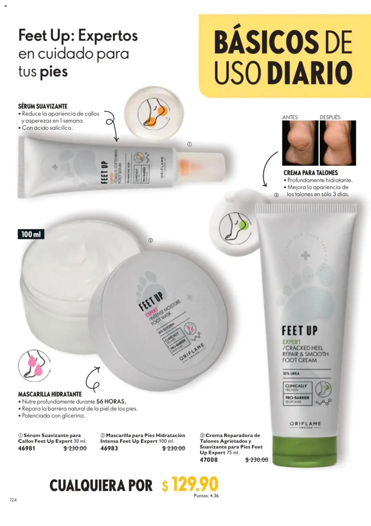 Nuevas ofertas de Oriflame válidas en toda la República Mexicana desde el 22/08/2026. ¡Encuentra las mejores ofertas en Oriflame campaña 12 2026! | Página: 124 | Productos: Serum, Crema, Suavizante, Mascarilla