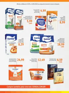 Sonda ofertas Bem Estar  - Pré-Visualização do folheto da loja Sonda, válido de 15.05.2026 | Página: 6 | Produtos: Creme, Baixo, Leite condensado, Doce de leite