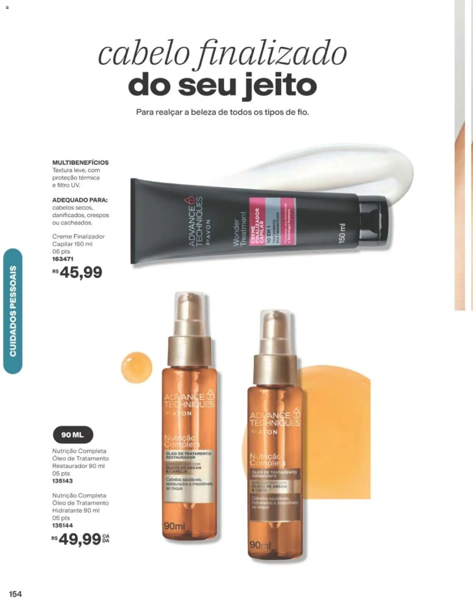 Avon Folheto - válido de 29/06/2026 | Página: 154 | Produtos: Coco, Óleo, Creme