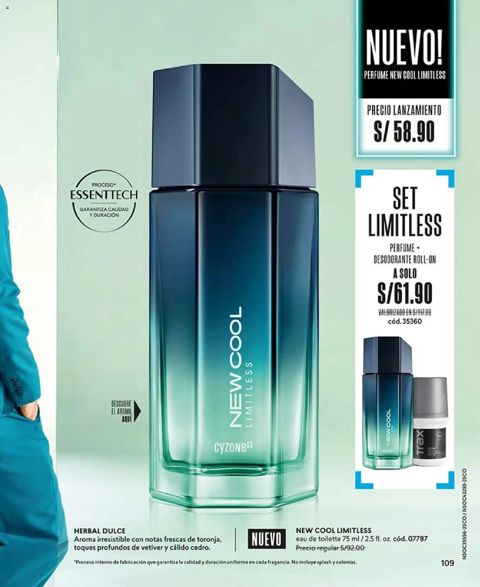 Catálogo CyZone válido desde 14/03/2026 | Página: 109 | Productos: Desodorante, Perfume, EAU de Toilette