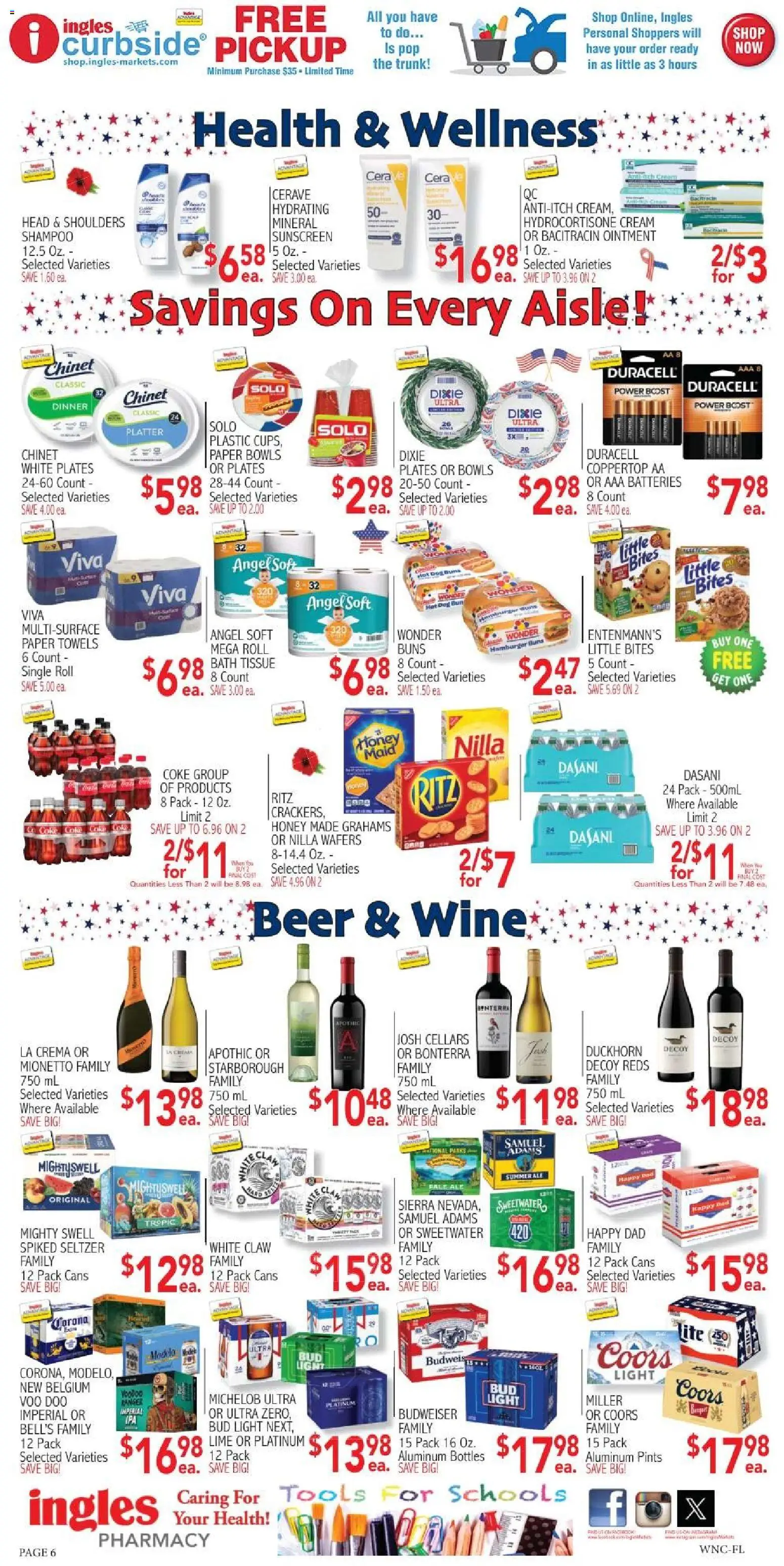 Ingles Weekly Ad - valid from 20.05.2026 | Page: 6 | Products: Bath, Shampoo, Cream, Lime