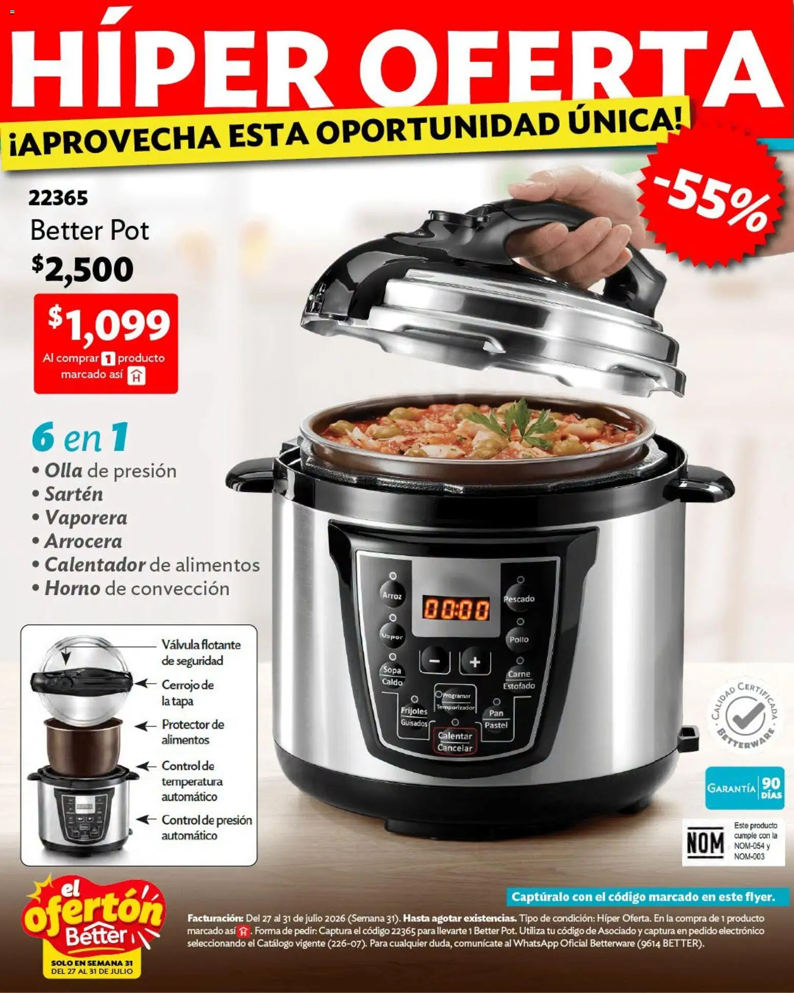 Nuevas ofertas de Betterware válidas en toda la República Mexicana desde el 27/07/2026. ¡Encuentra las mejores ofertas en Betterware catálogo El Ofertón! | Página: 2
