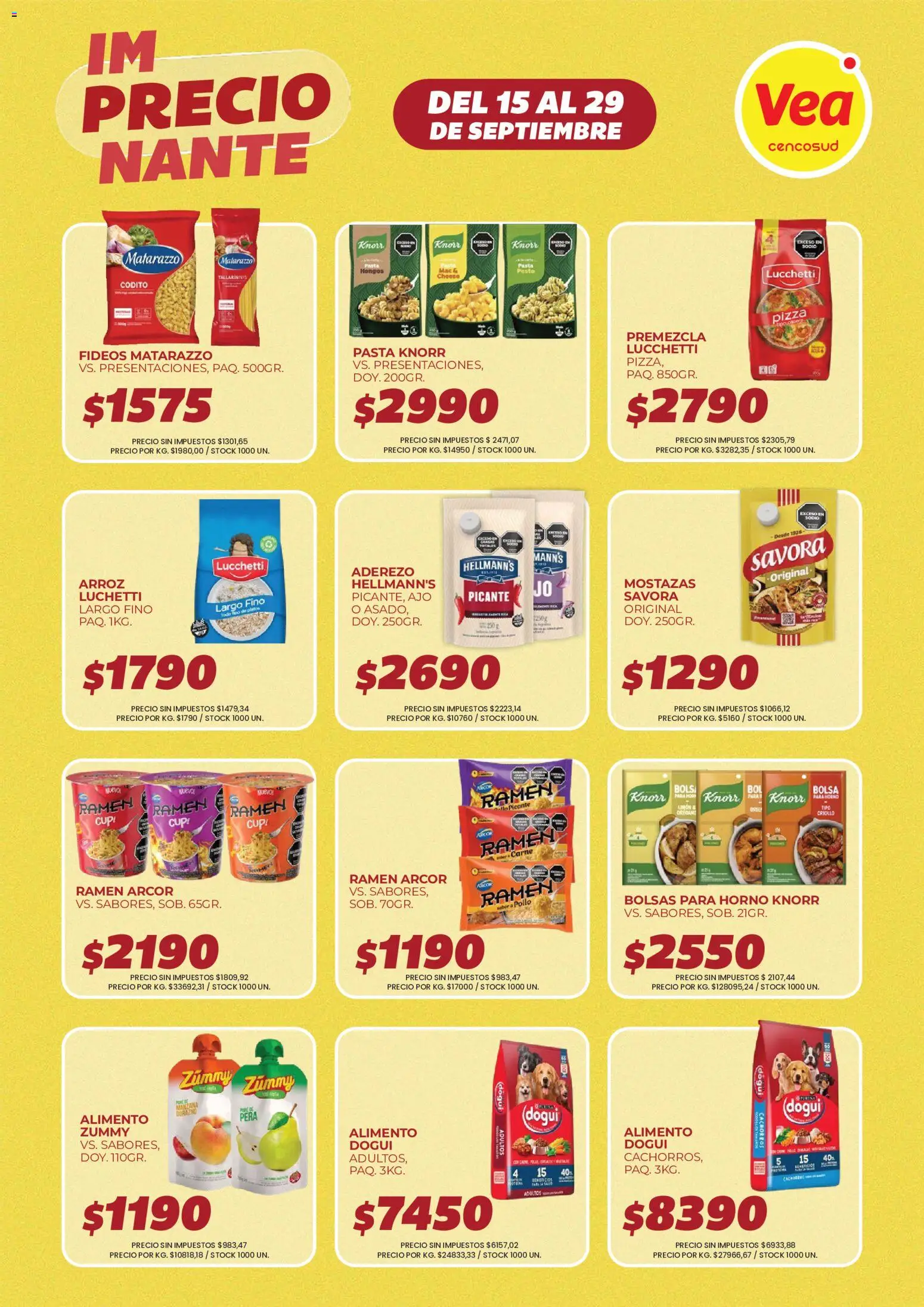 Vea Ofertas │ válido desde el 15/09/2026 | Página: 6 | Productos: Bolsa, Pesto, Carne, Arroz