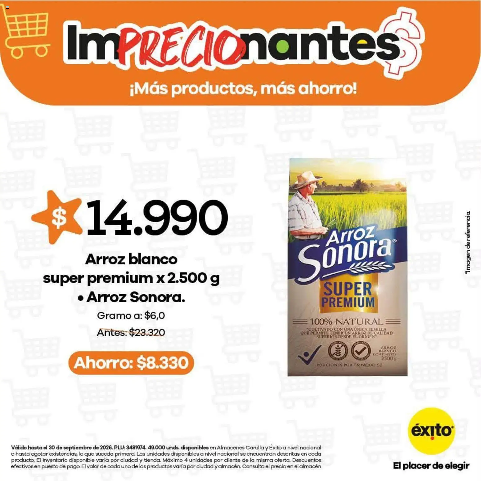 Éxito revista - valida desde el 16/08/2026 | Página: 2 | Productos: Arroz
