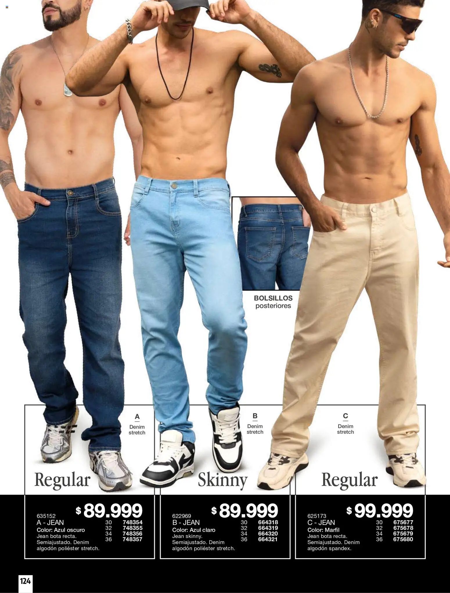 Carmel revista - valida desde el 01/10/2026 | Página: 124 | Productos: Algodón, Bolsillos, Jean