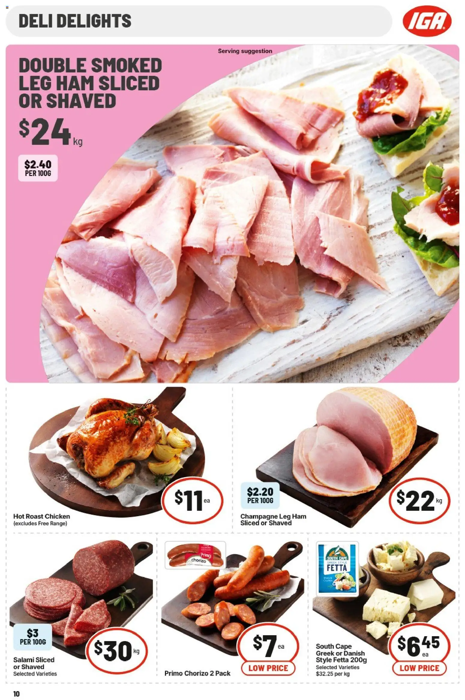 IGA catalogue - valid from 20.05.2026 | Page: 13 | Products: Salami, Ham, Chicken
