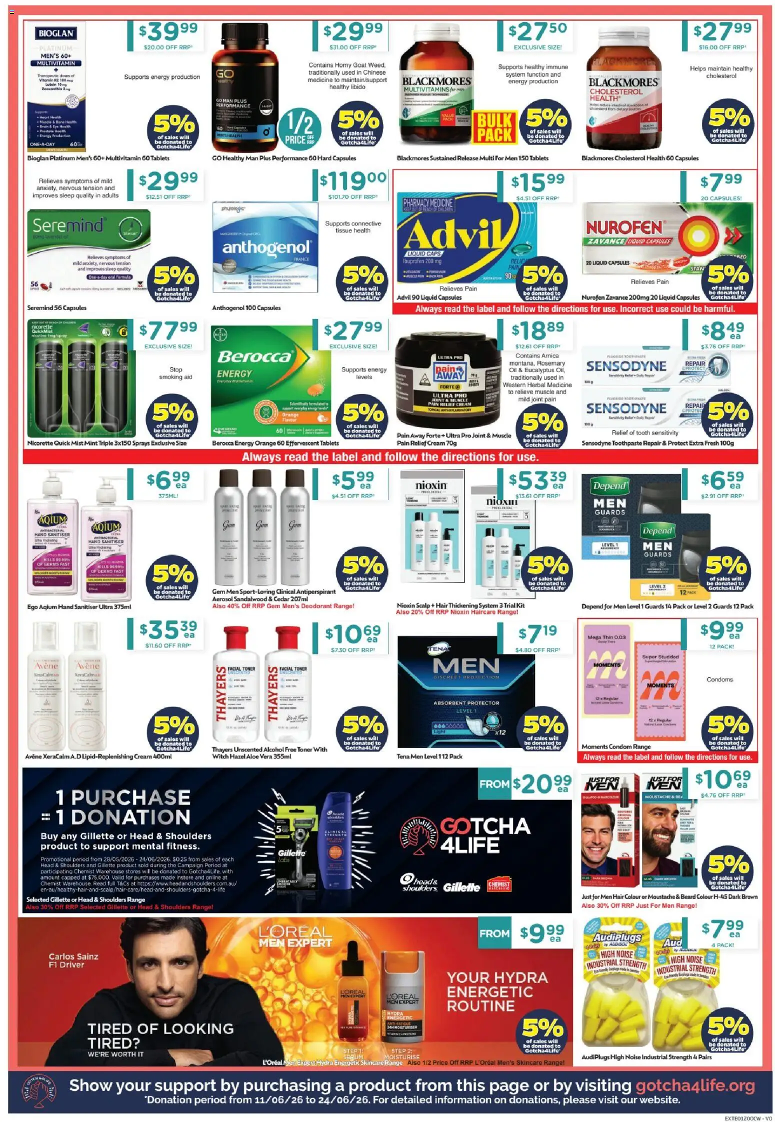 Chemist Warehouse catalogue - valid from 11.06.2026 | Page: 6 | Products: Oil, Hair colour, Hand sanitiser, Toner