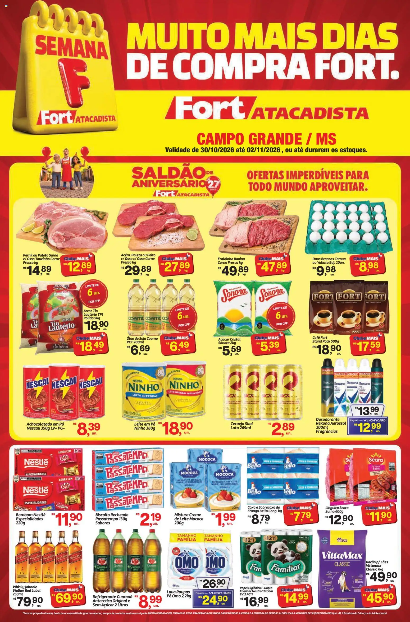 Fort Atacadista Folheto - válido de 30/10/2026 | Página: 1