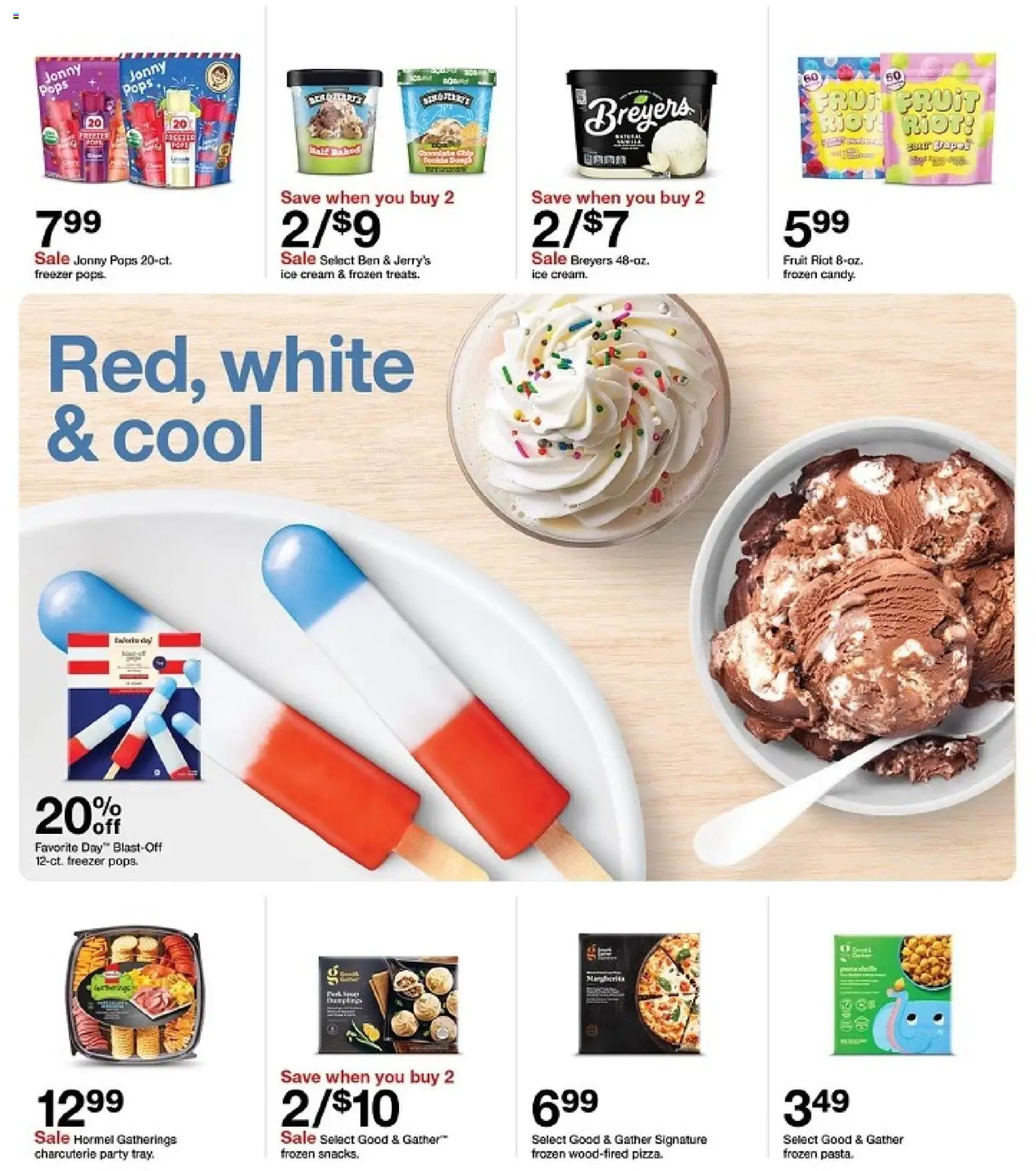 Target Weekly Ad - valid from 06/28/2026 | Page: 12 | Products: Cream, Ice cream, Freezer