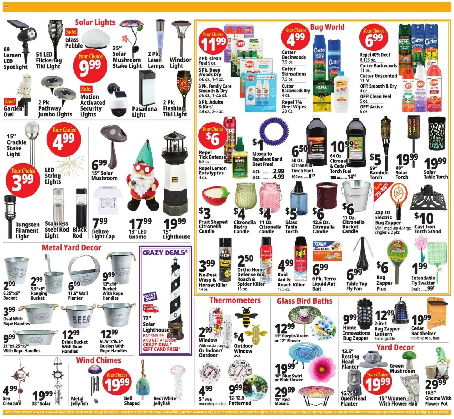 Ocean State Job Lot Weekly Ad - valid from 11.06.2026 | Page: 5 | Products: Table, Beer, Cap, Bait