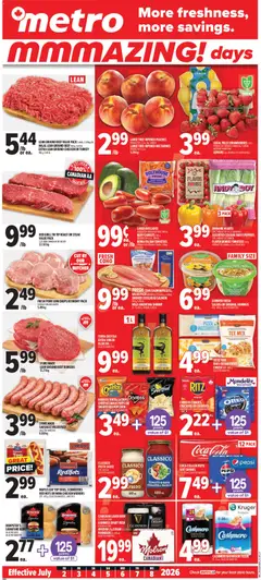 Preview of Metro weekly flyer - Montréal from shop Metro valid from Jul 2, 2026
