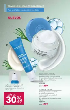 Vista previa de Yves Rocher campaña 8 2026, nuevo folleto de la tienda, válido en México a partir del 02.06.2026 | Página: 8 | Productos: Contorno de ojos, Crema, Contorno, Shot