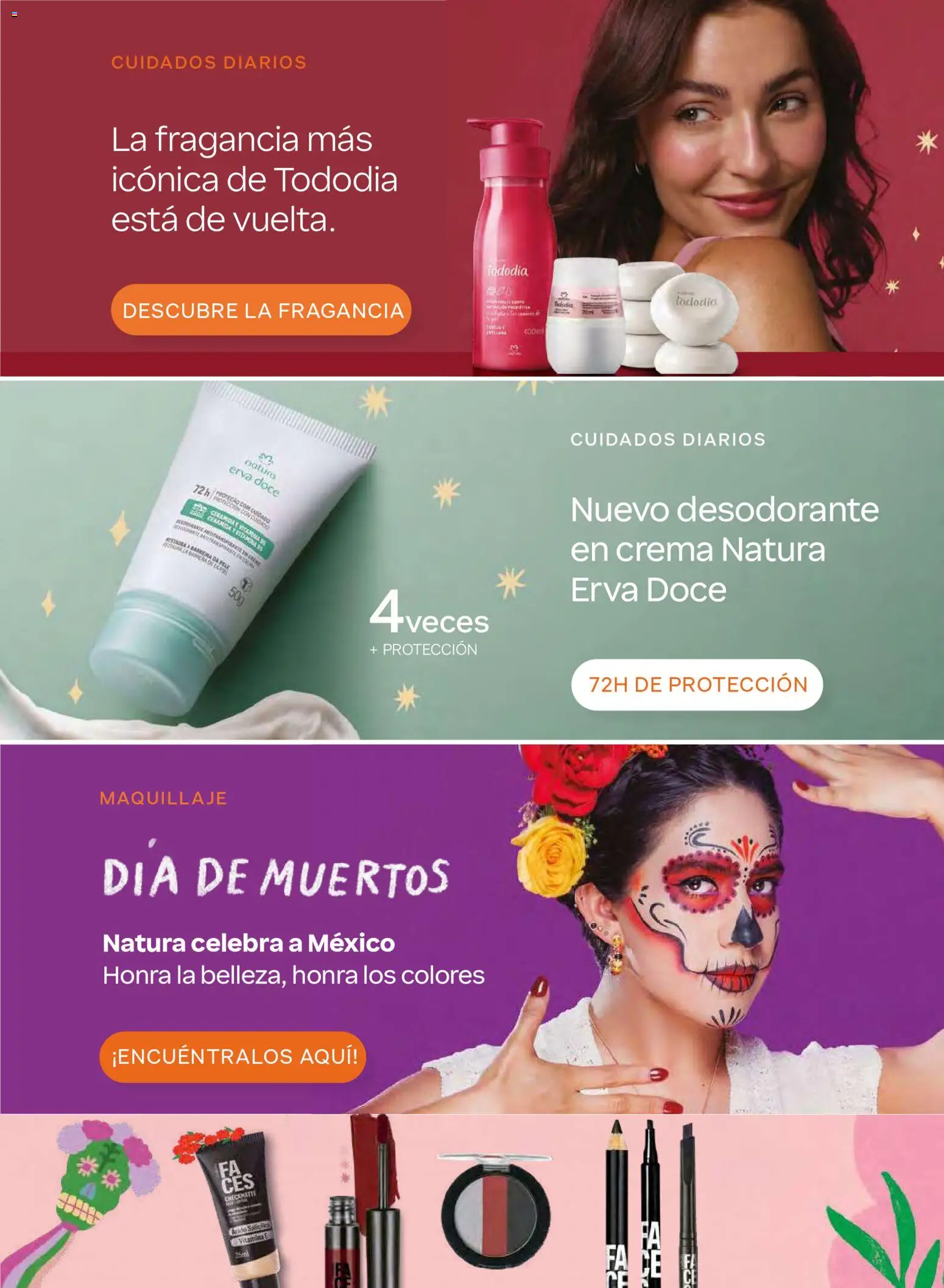 Nuevas ofertas de Natura válidas en toda la República Mexicana desde el 02/10/2026. ¡Encuentra las mejores ofertas en Natura campaña  15 2026! | Página: 3 | Productos: Desodorante, Crema, Fragancia, Maquillaje