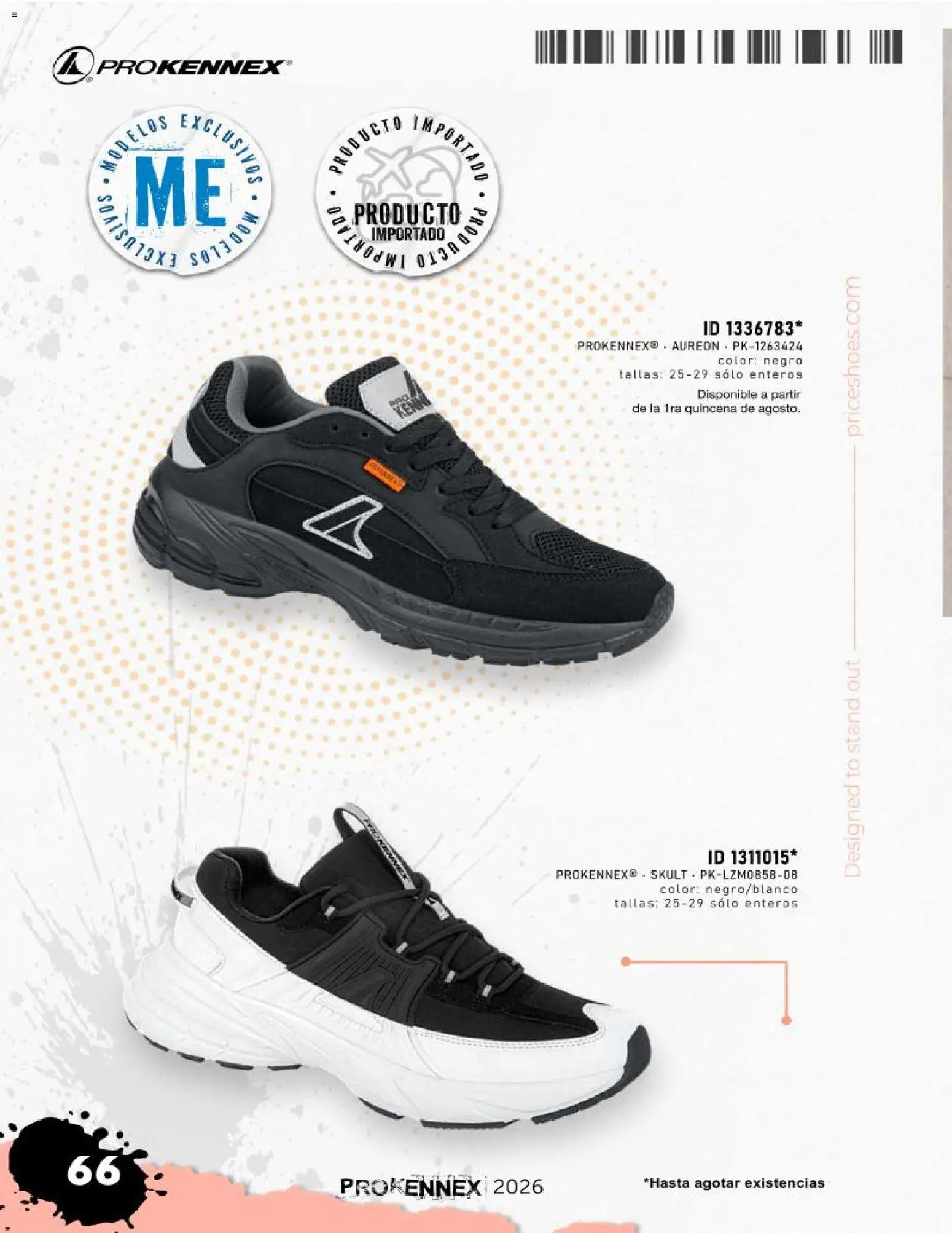 Nuevas ofertas de Price Shoes válidas en toda la República Mexicana desde el 15/09/2026. ¡Encuentra las mejores ofertas en Price Shoes catálogo Prokennex! | Página: 66