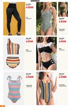 Vista previa de Andrea catálogo Outlet, nuevo folleto de la tienda, válido en México a partir del 03.05.2026 | Página: 322