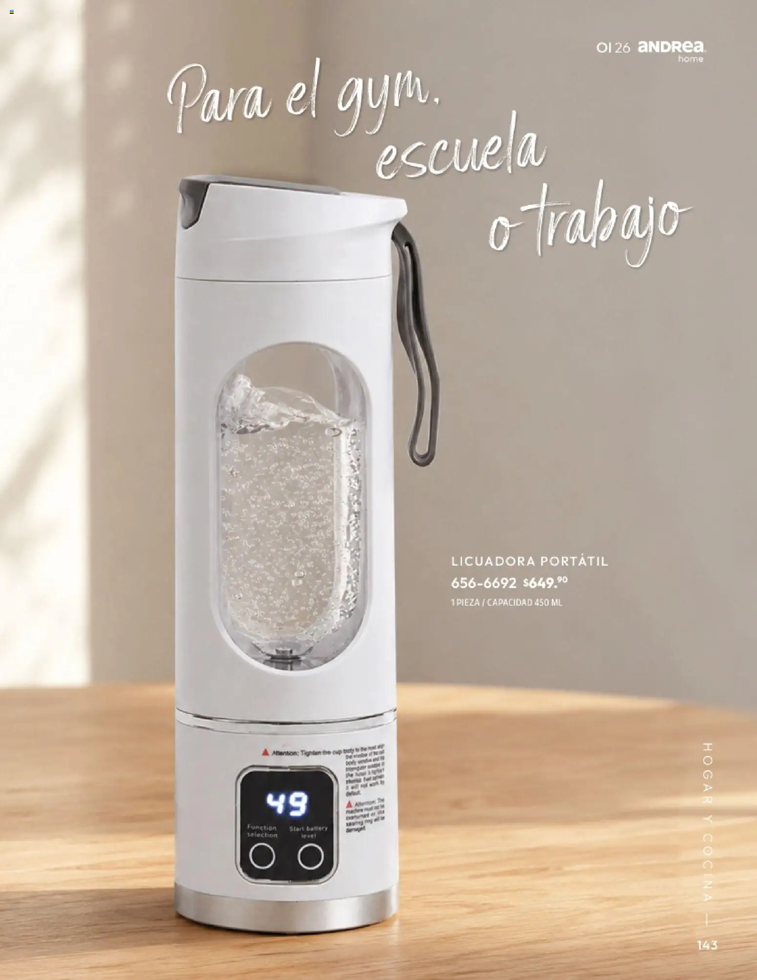 Nuevas ofertas de Andrea válidas en toda la República Mexicana desde el 01/09/2026. ¡Encuentra las mejores ofertas en Andrea catálogo Home! | Página: 143