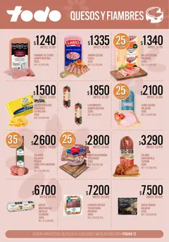 Vista previa Supermercados TODO catálogo válido desde el 08/09/2026 | Página: 12 | Productos: Jamón cocido, Panceta, Paleta, Salame