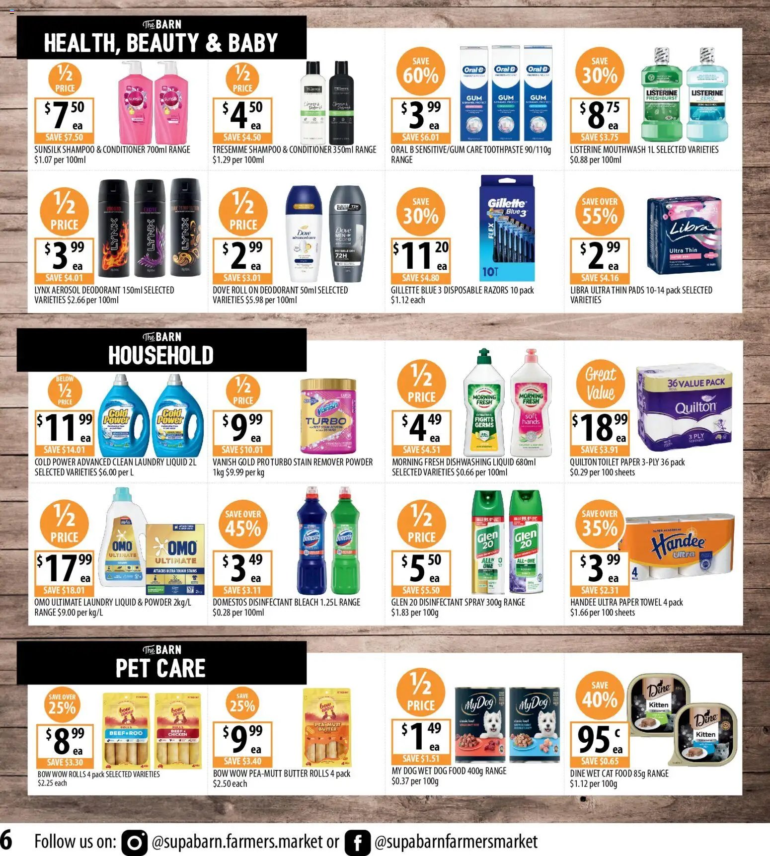 Supabarn catalogue - valid from 26/08/2026 | Page: 6 | Products: Household, Listerine, Mouthwash, Stain remover