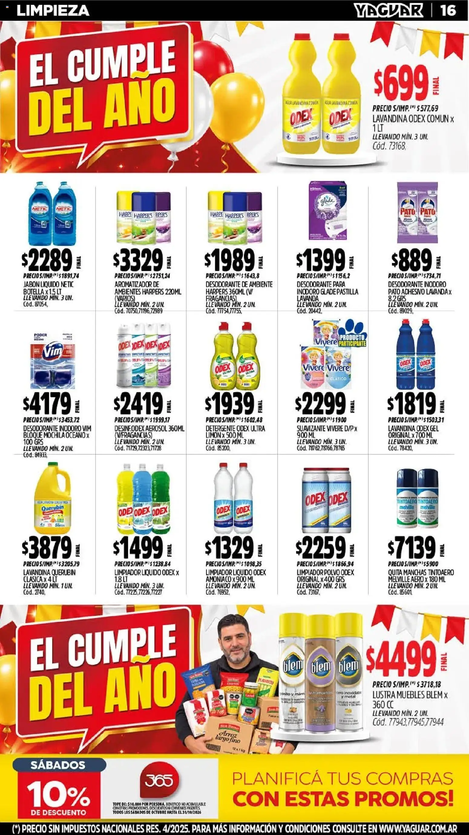 Yaguar - Oferta Semanal Chaco │ válido desde el 26/10/2026 | Página: 17