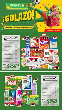 Vista previa de Bodega Aurrerá folleto, nuevo folleto de la tienda, válido en México a partir del 03.06.2026