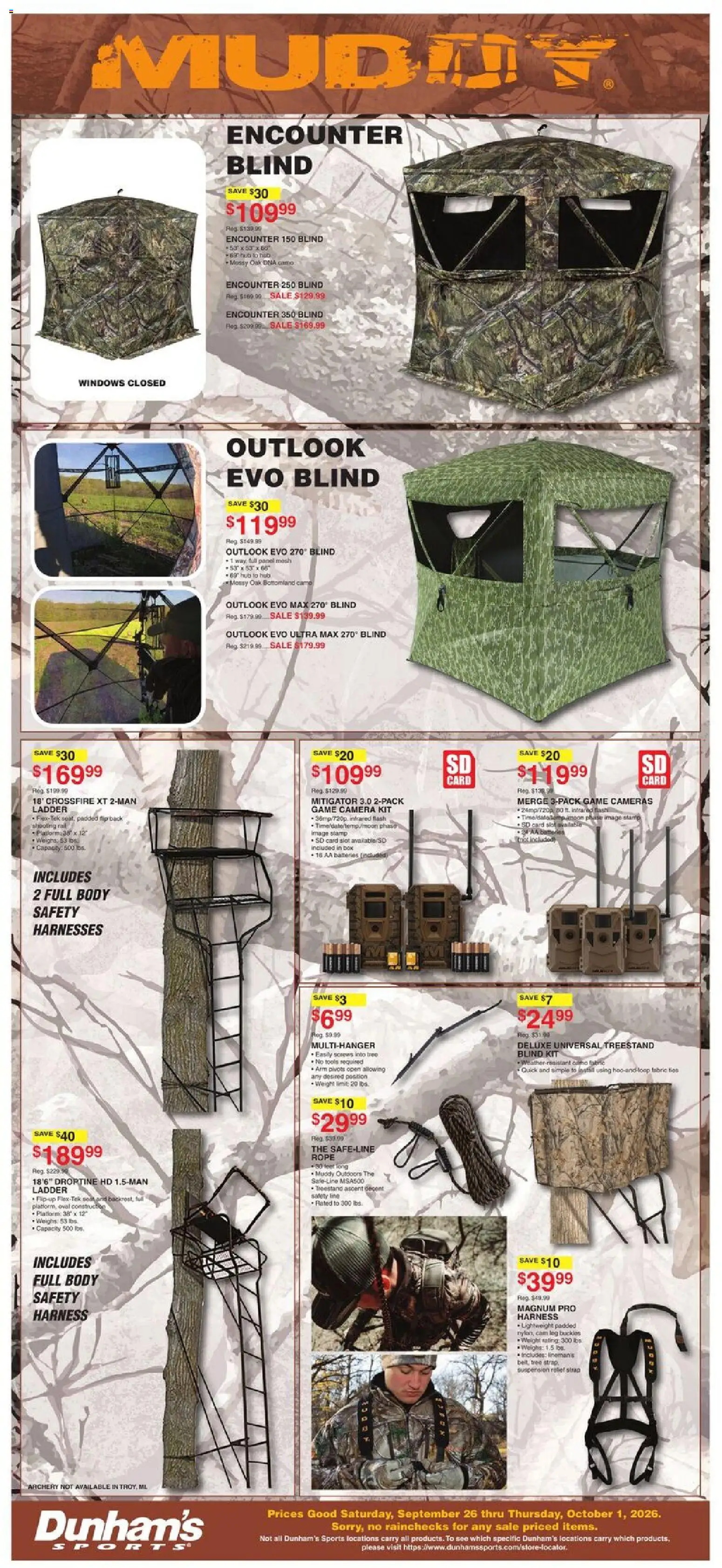 Dunham's Sports Weekly Ad - valid from 09/26/2026 | Page: 4 | Products: Tools, Game, Weight, Magnum