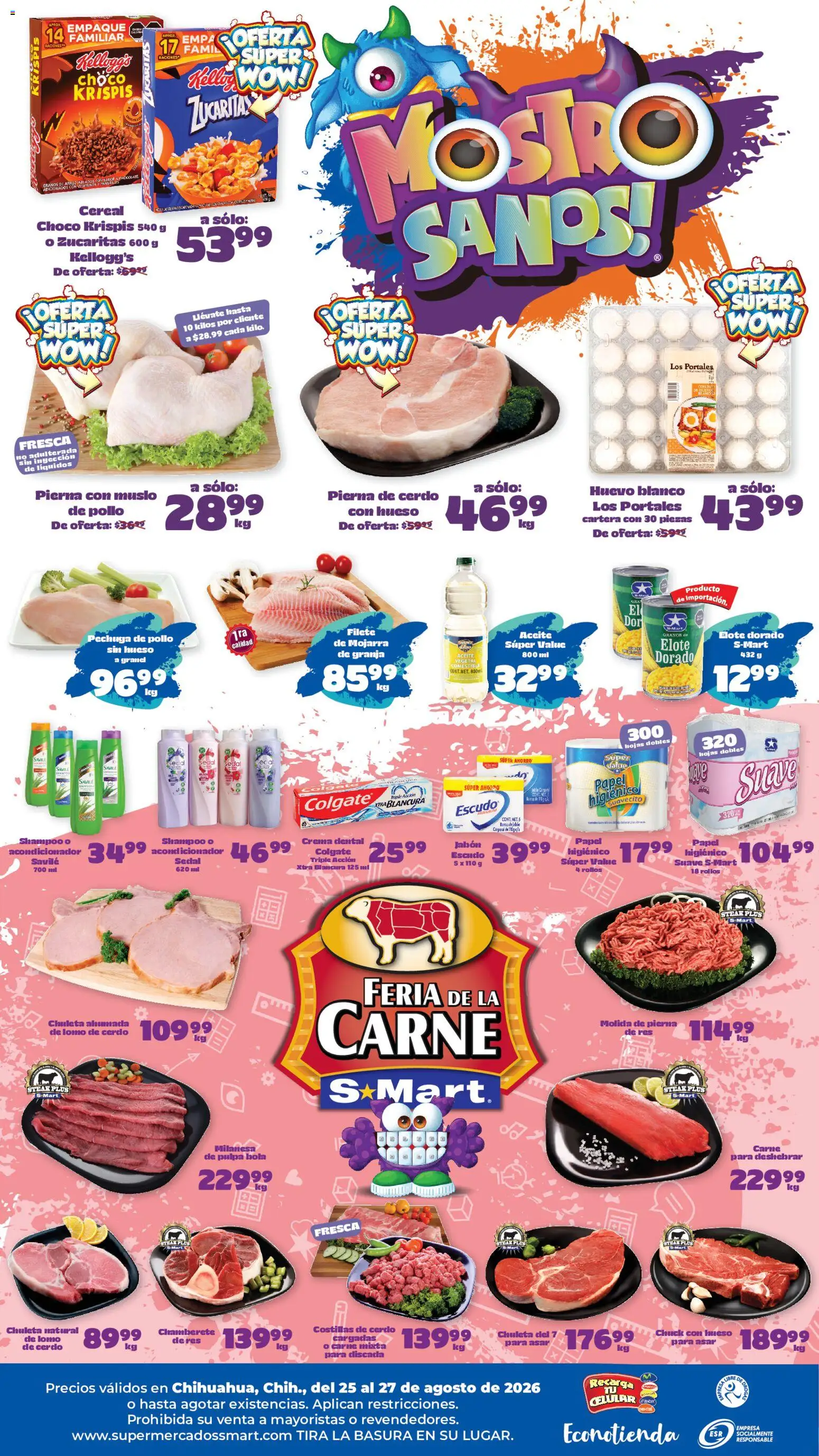 Nuevas ofertas de S-Mart válidas en toda la República Mexicana desde el 25/08/2026. ¡Encuentra las mejores ofertas en S-Mart folleto! | Página: 2