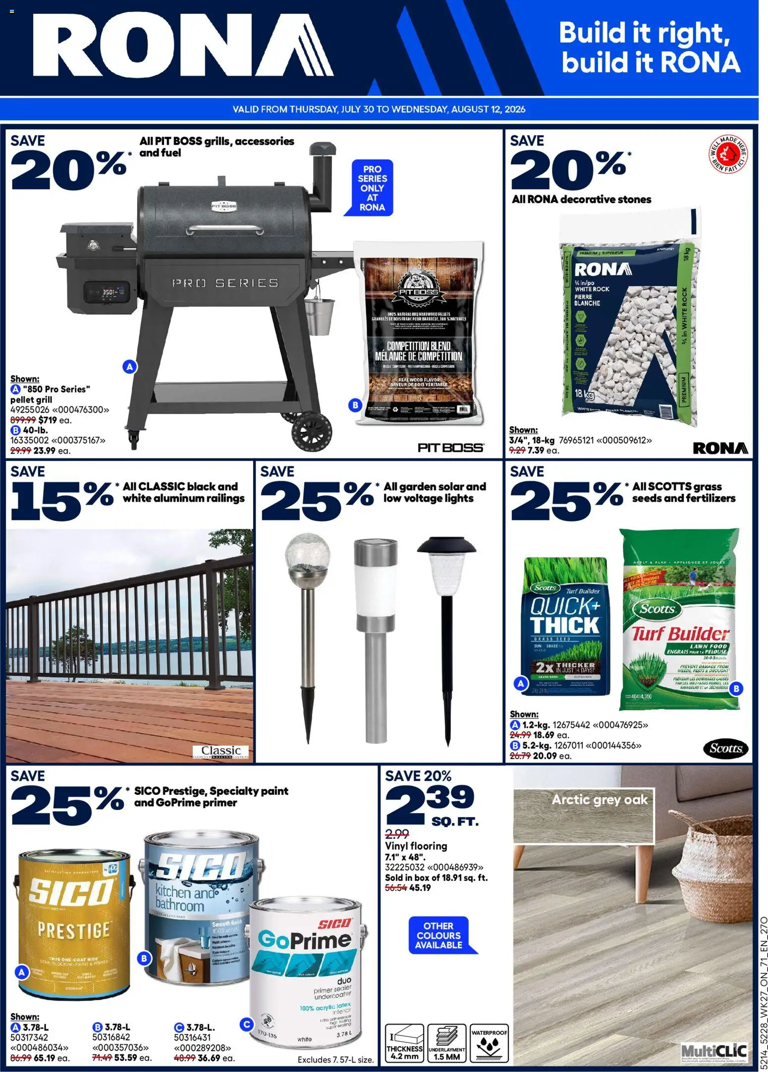 Rona flyer valid from Jul 30, 2026 | Page: 2