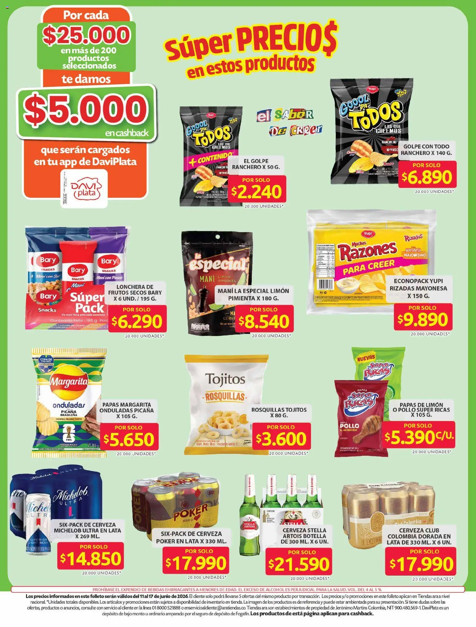 Ara revista - valida desde el 11.06.2026 | Página: 12 | Productos: Pimienta, Té, Lonchera, Mani