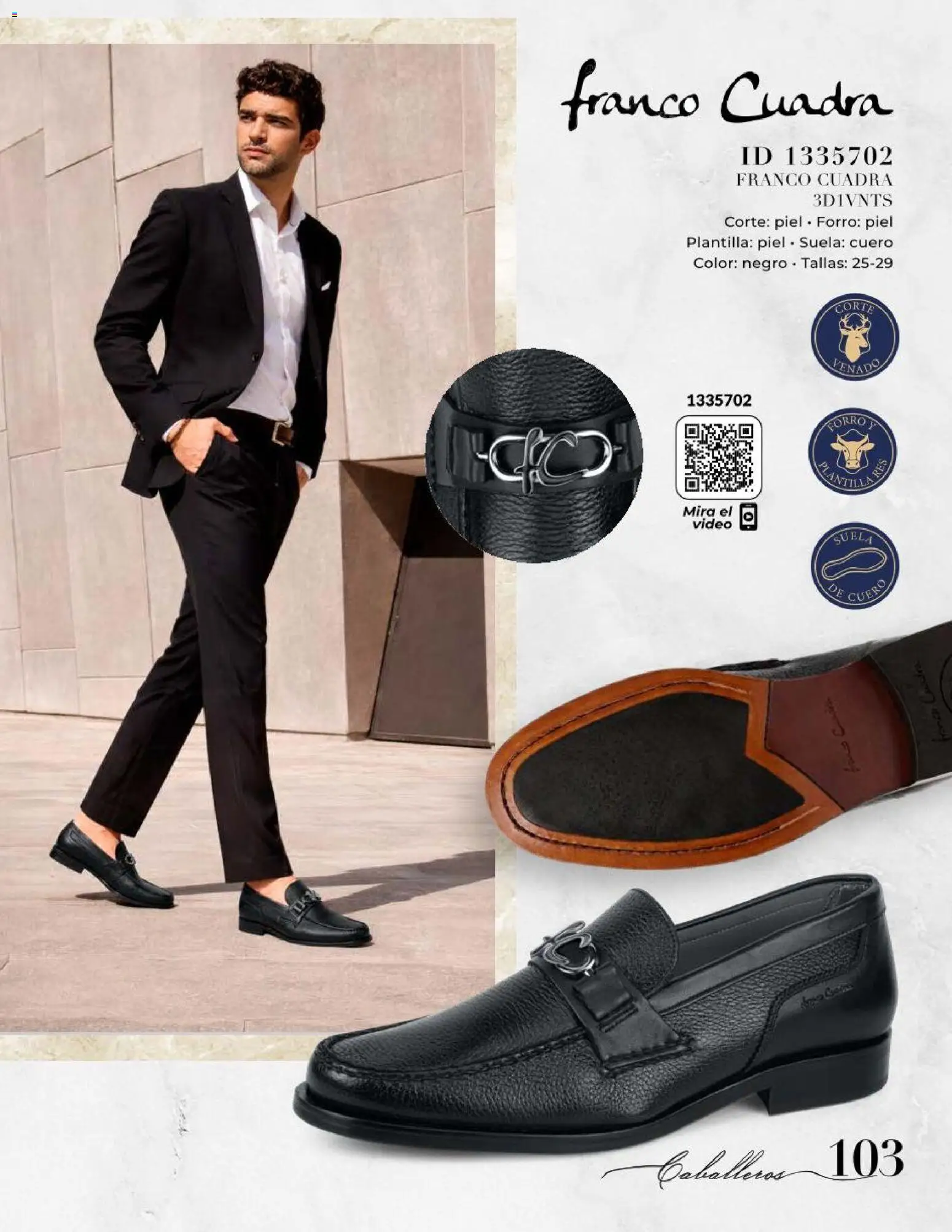 Nuevas ofertas de Price Shoes válidas en toda la República Mexicana desde el 14.05.2026. ¡Encuentra las mejores ofertas en Price Shoes catálogo Caballeros! | Página: 103 | Productos: Res, Video