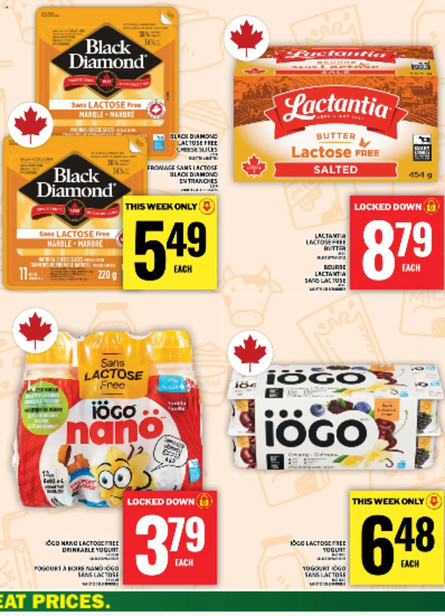Food Basics flyer valid from 11.06.2026 | Page: 14 | Products: Butter, Cheese