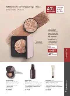 Catálogo Natura - Ciclo 13/2026 - Pré-Visualização do folheto da loja Natura, válido de 10/08/2026 | Página: 78 | Produtos: Maquiagem, Pó, Iluminador, Primer