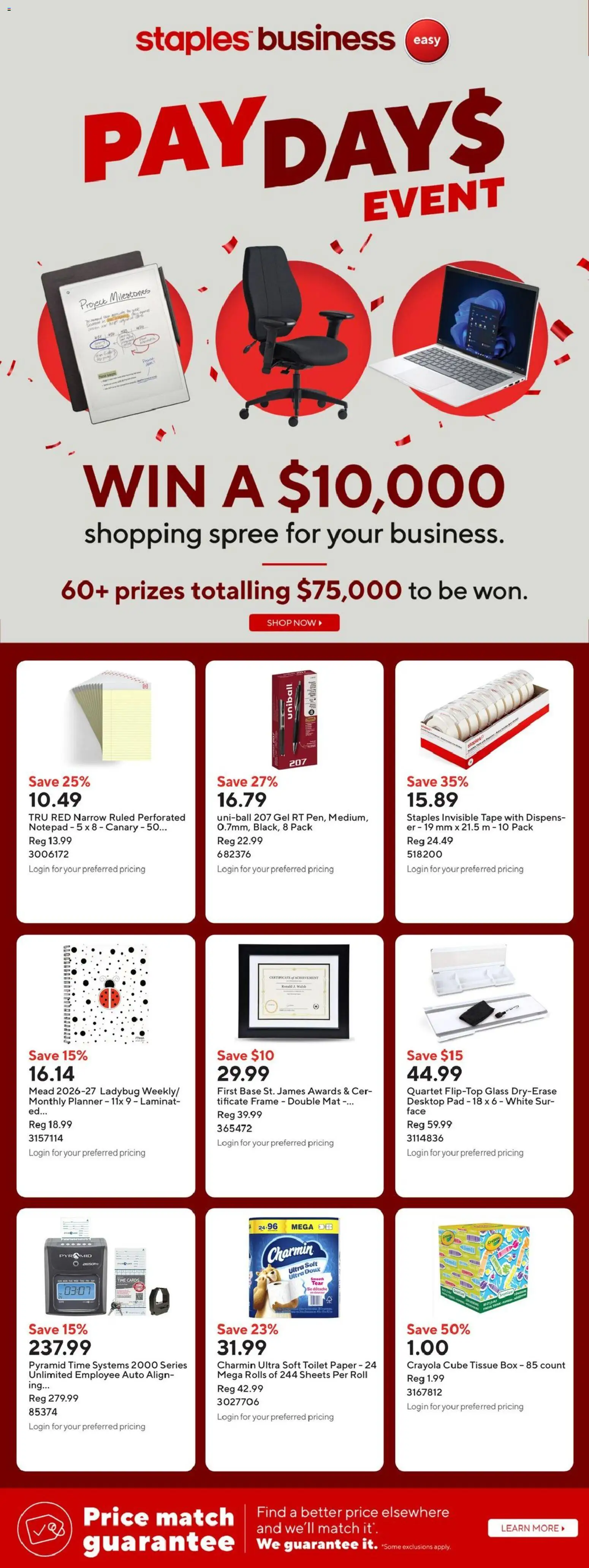 Staples flyer valid from Oct 30, 2026 | Page: 13
