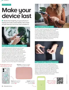 Preview of Officeworks magazine - valid from 08.05.2026 | Page: 36 | Products: Battery, Peach, Device, Case