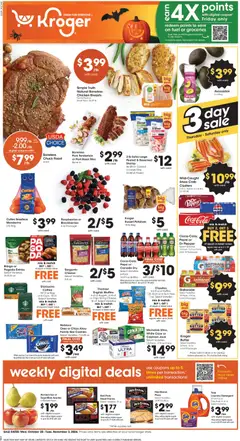 Preview of Kroger weekly ads valid from 10/28/2026