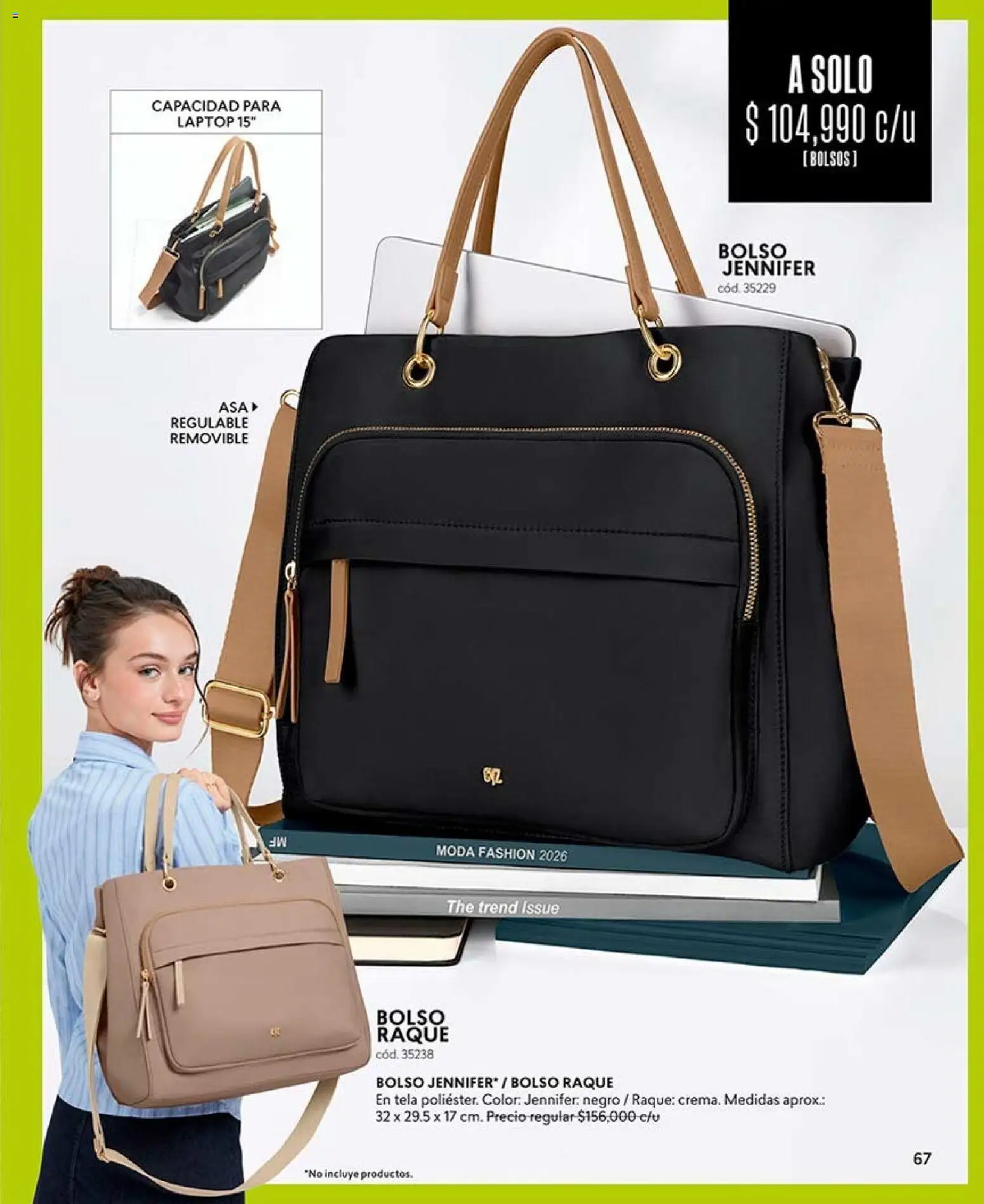 CyZone revista - valida desde el 07/09/2026 | Página: 67 | Productos: Bolso, Laptop