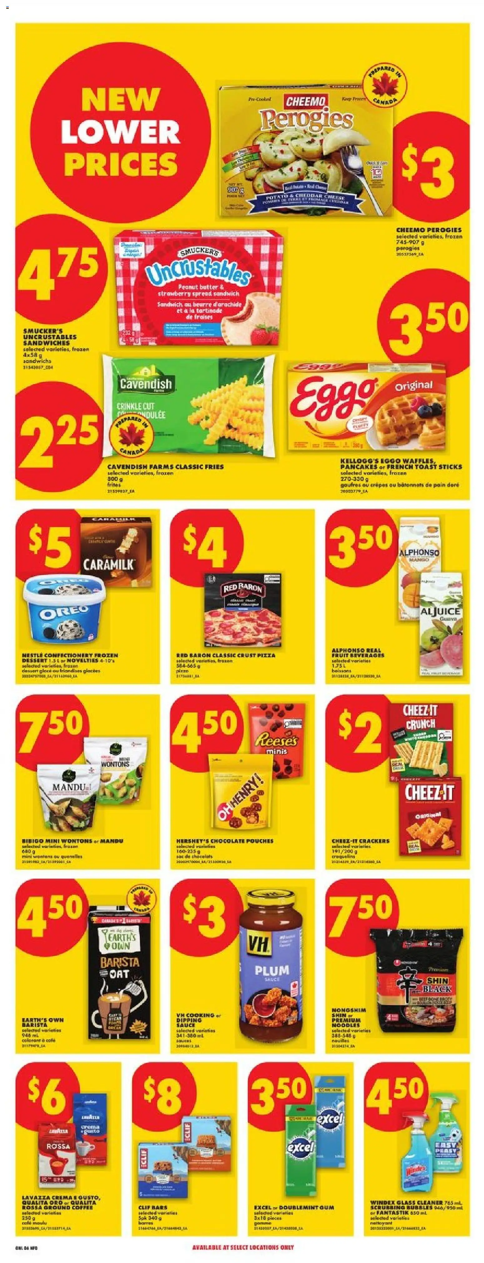 No Frills flyer valid from Aug 13, 2026 | Page: 12 | Products: Crackers, Mango, Confectionery, Ground coffee