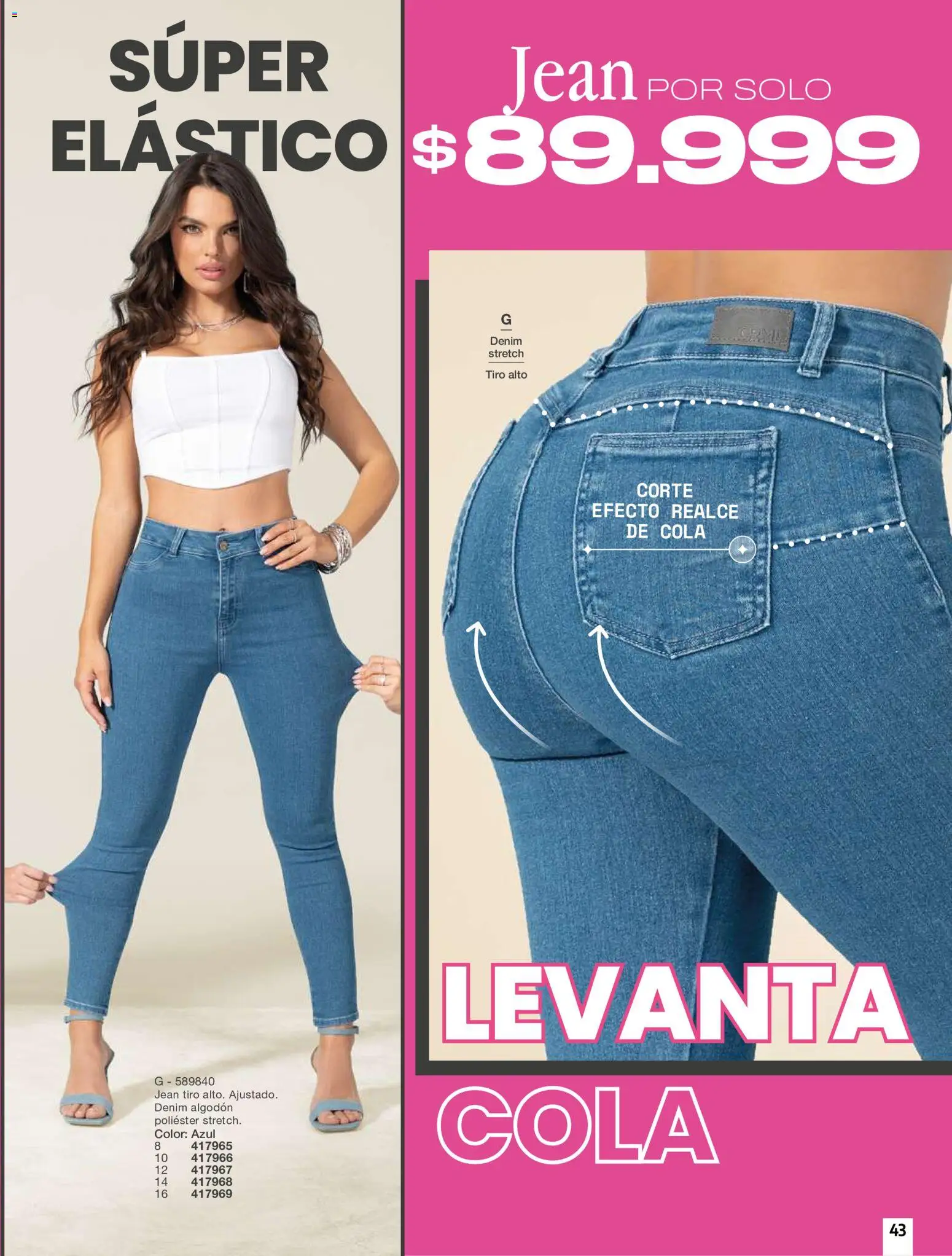 Carmel revista - valida desde el 01/07/2026 | Página: 43 | Productos: Algodón, Jean