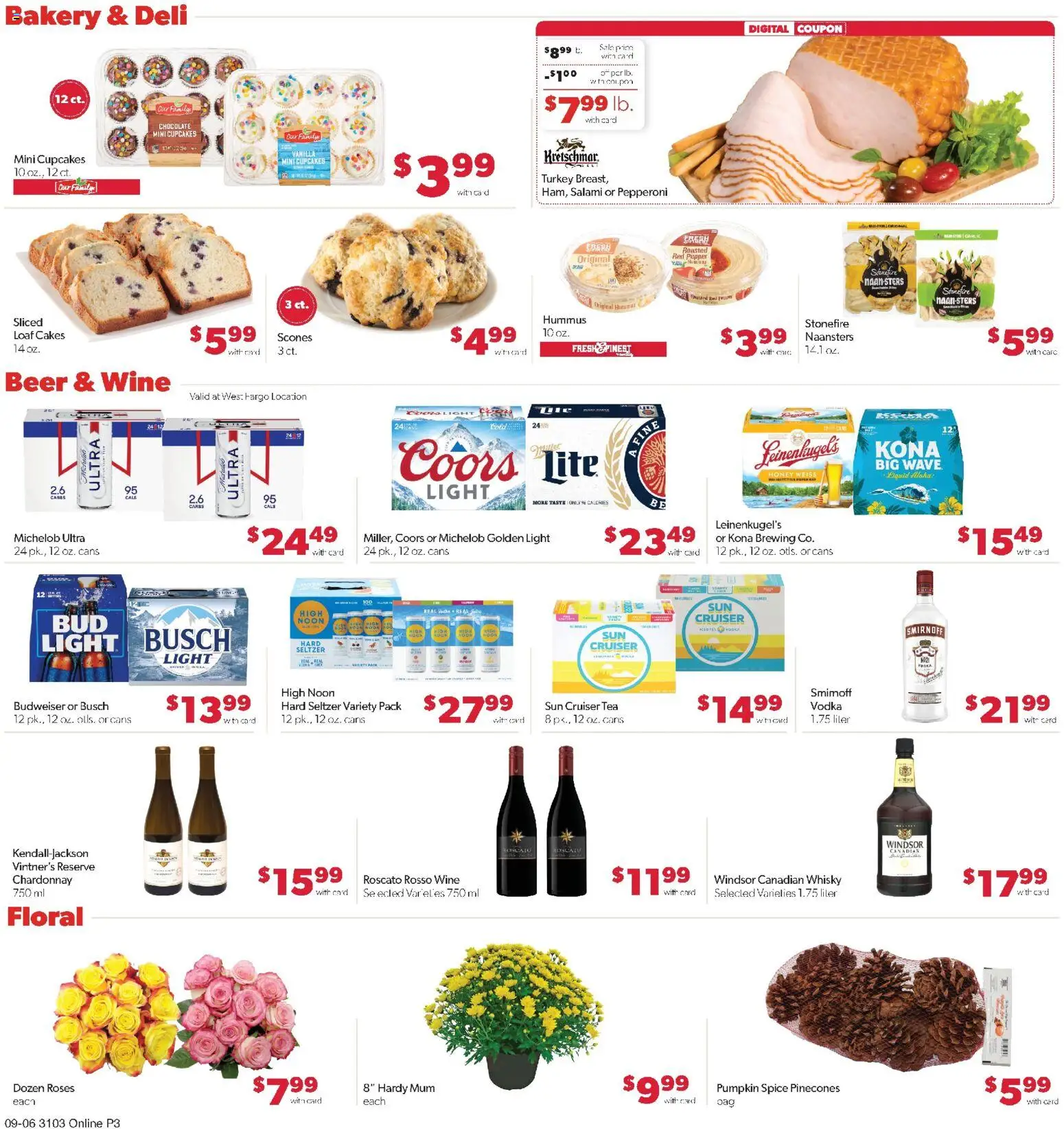 Family Fare Weekly Ad - ND - valid from 09/06/2026 | Page: 7 | Products: Honey, Vodka, Pumpkin, Hummus