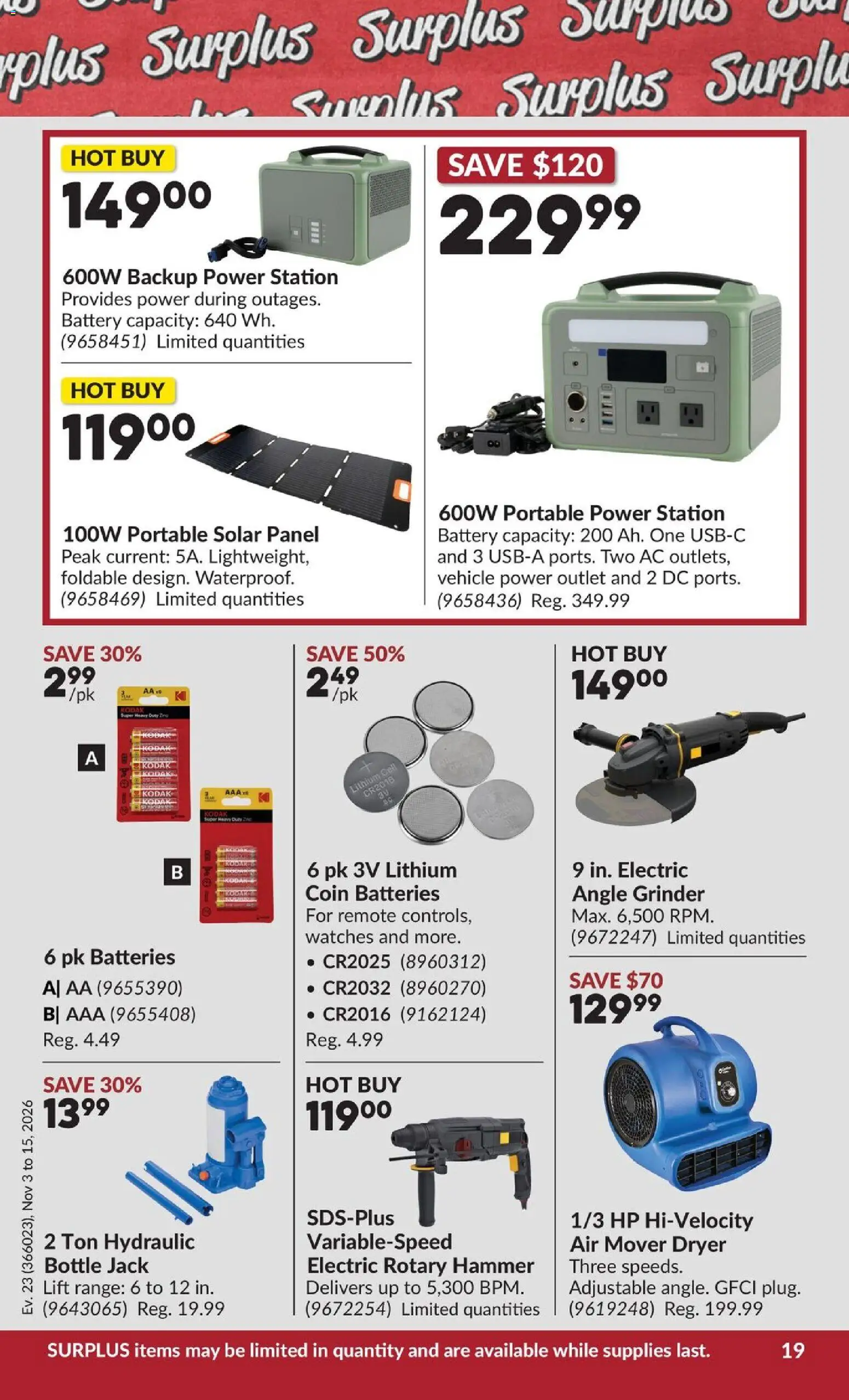 Princess Auto flyer valid from Nov 1, 2026 | Page: 27