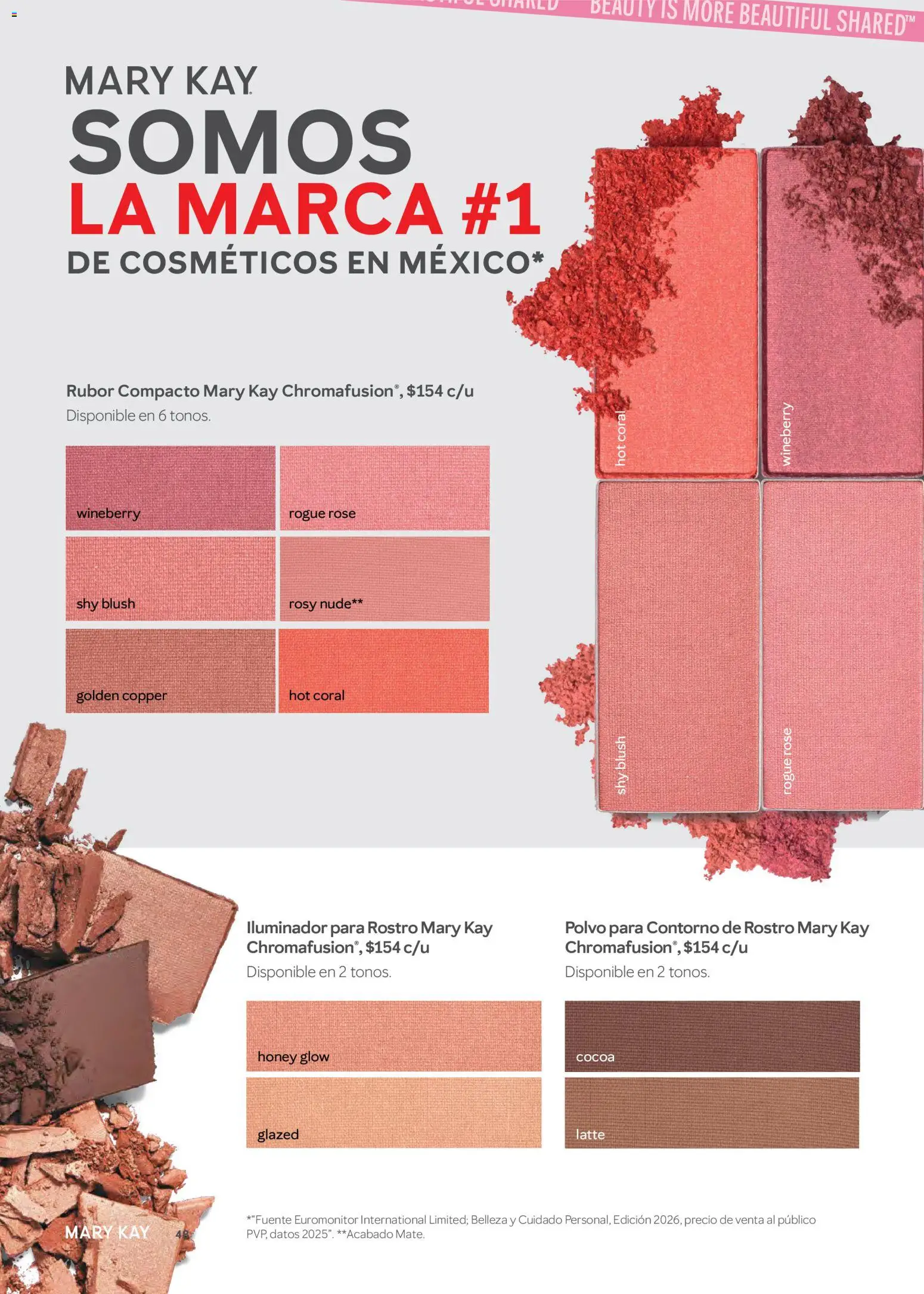 Nuevas ofertas de Mary Kay válidas en toda la República Mexicana desde el 01/09/2026. ¡Encuentra las mejores ofertas en Mary Kay catálogo! | Página: 48 | Productos: Fuente, Iluminador, Polvo, Rubor