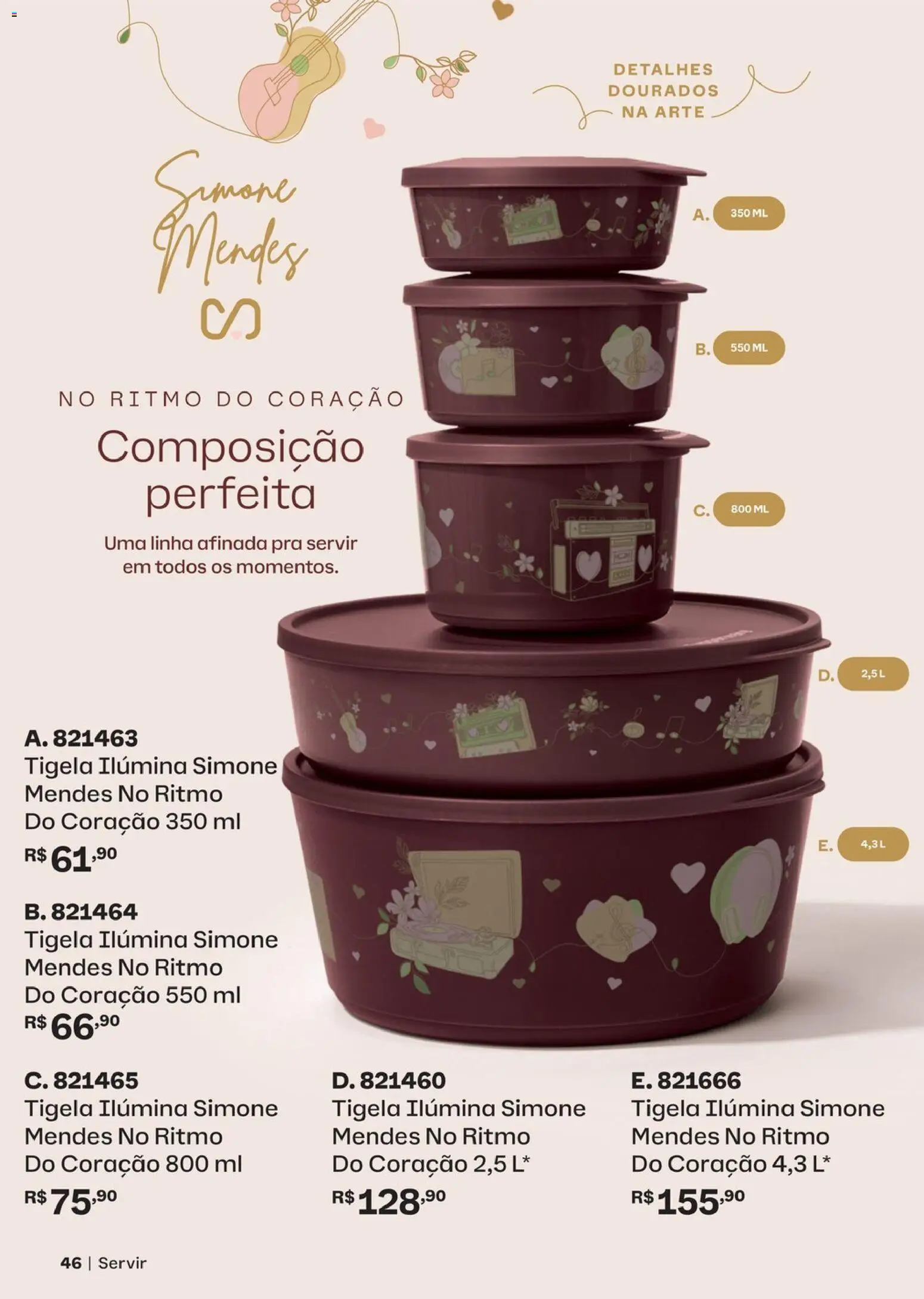 Tupperware Folheto - válido de 01/08/2026 | Página: 46 | Produtos: Tigela