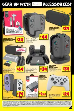 Preview of JB Hi-Fi Power up with Nintendo - valid from 09/07/2026 | Page: 11 | Products: Accessories, Date, Usb, Screen