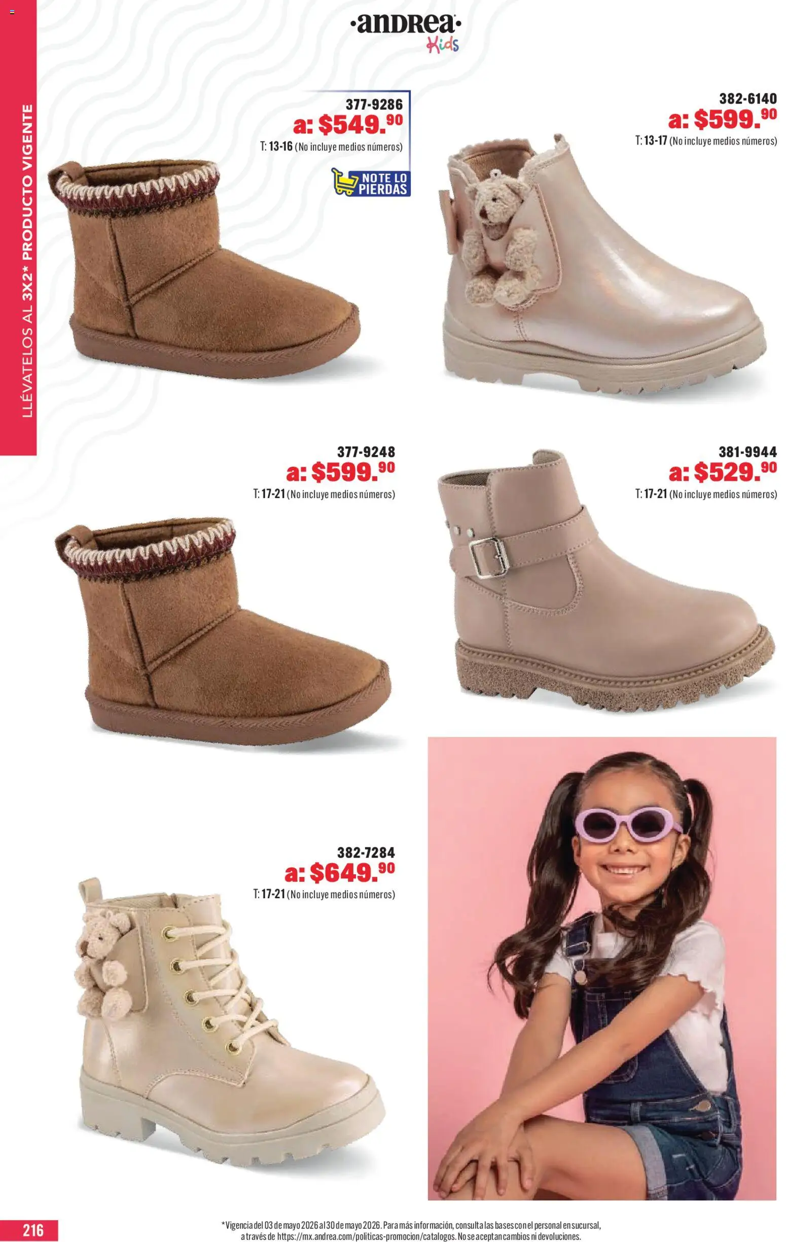 Nuevas ofertas de Andrea válidas en toda la República Mexicana desde el 03.05.2026. ¡Encuentra las mejores ofertas en Andrea catálogo Outlet! | Página: 216