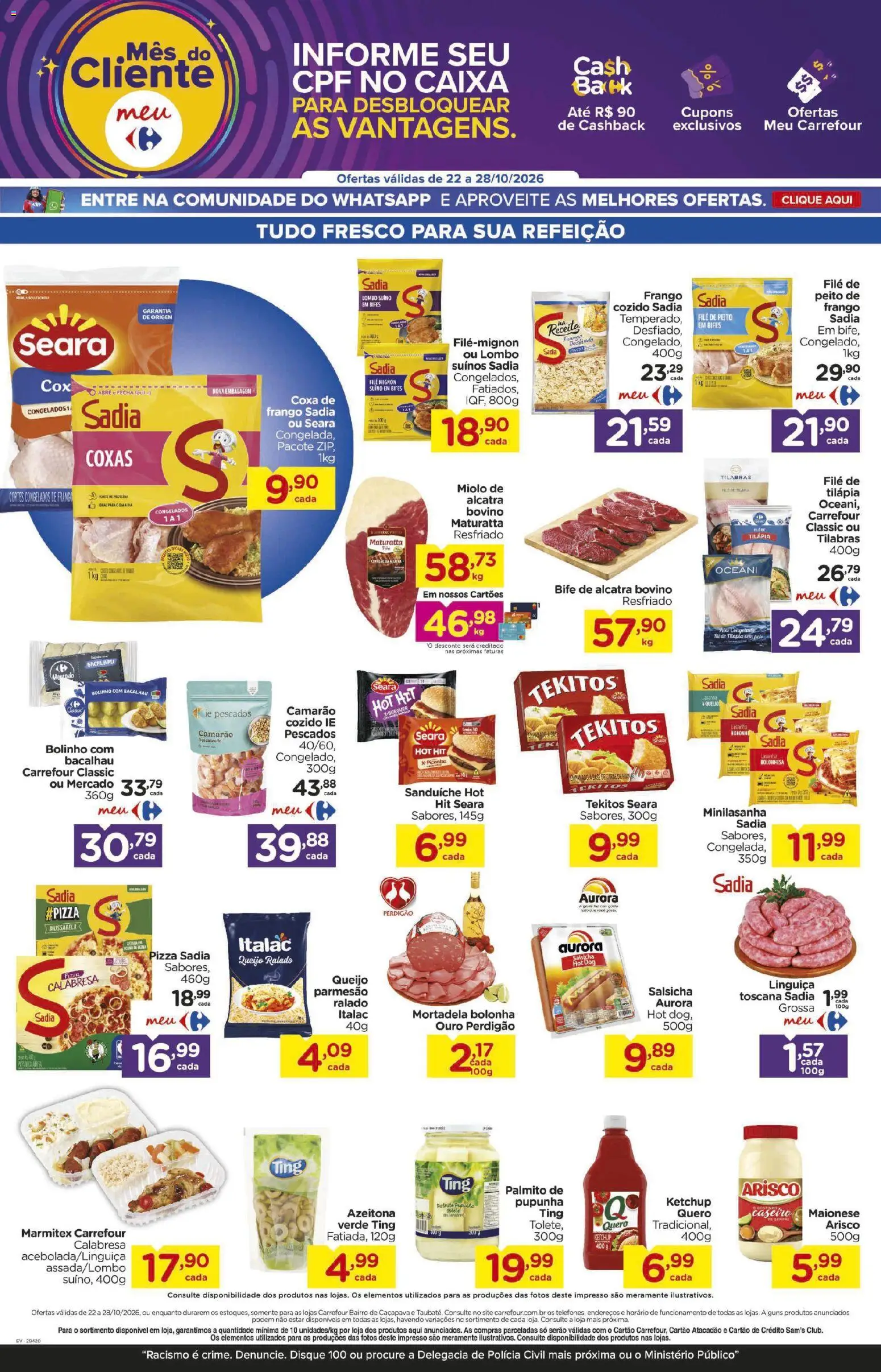 Carrefour Bairro Folheto - válido de 22/10/2026 | Página: 4