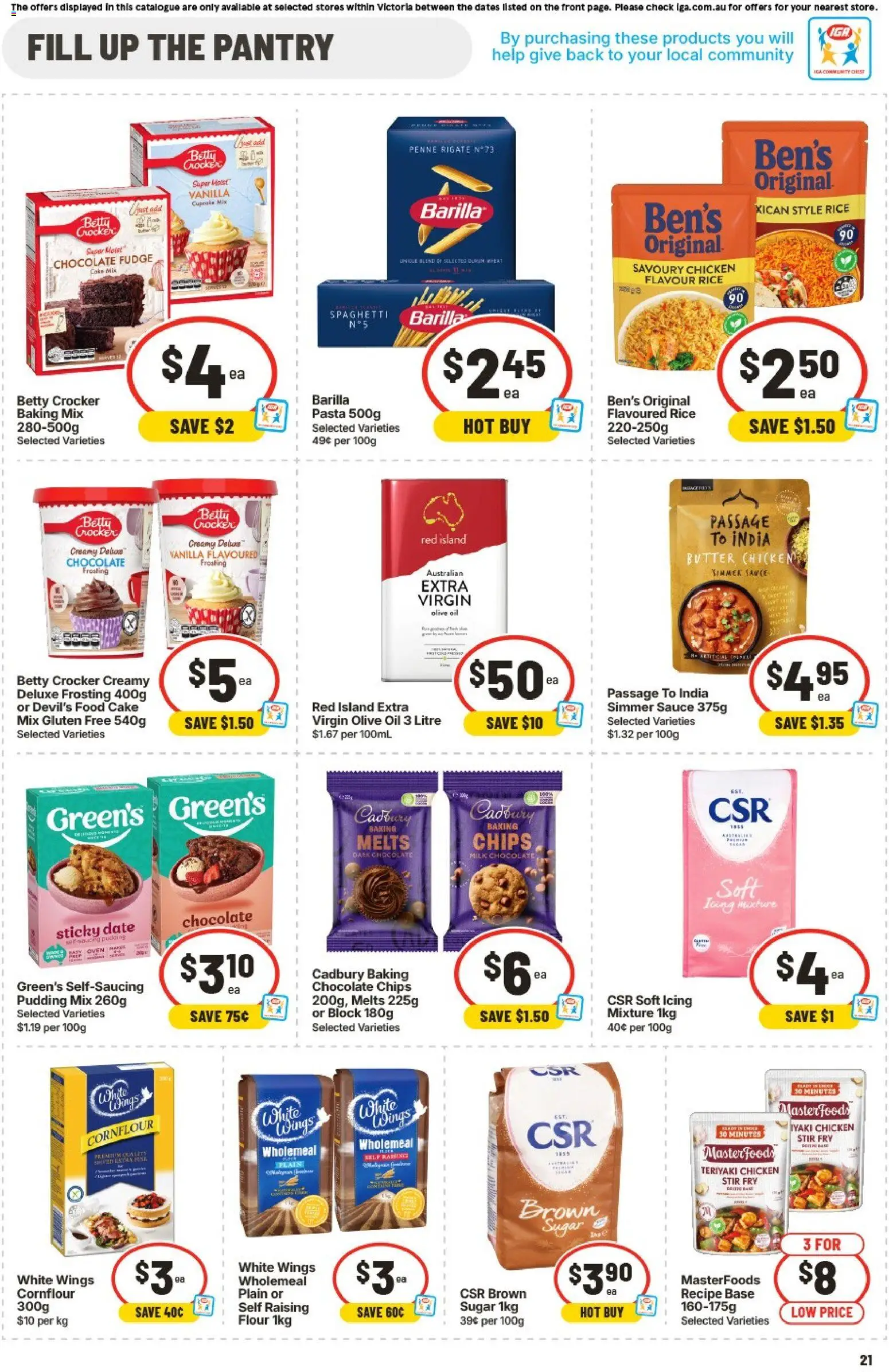 IGA catalogue - valid from 17.06.2026 | Page: 18 | Products: Milk, Chocolate, Pudding, Sauce