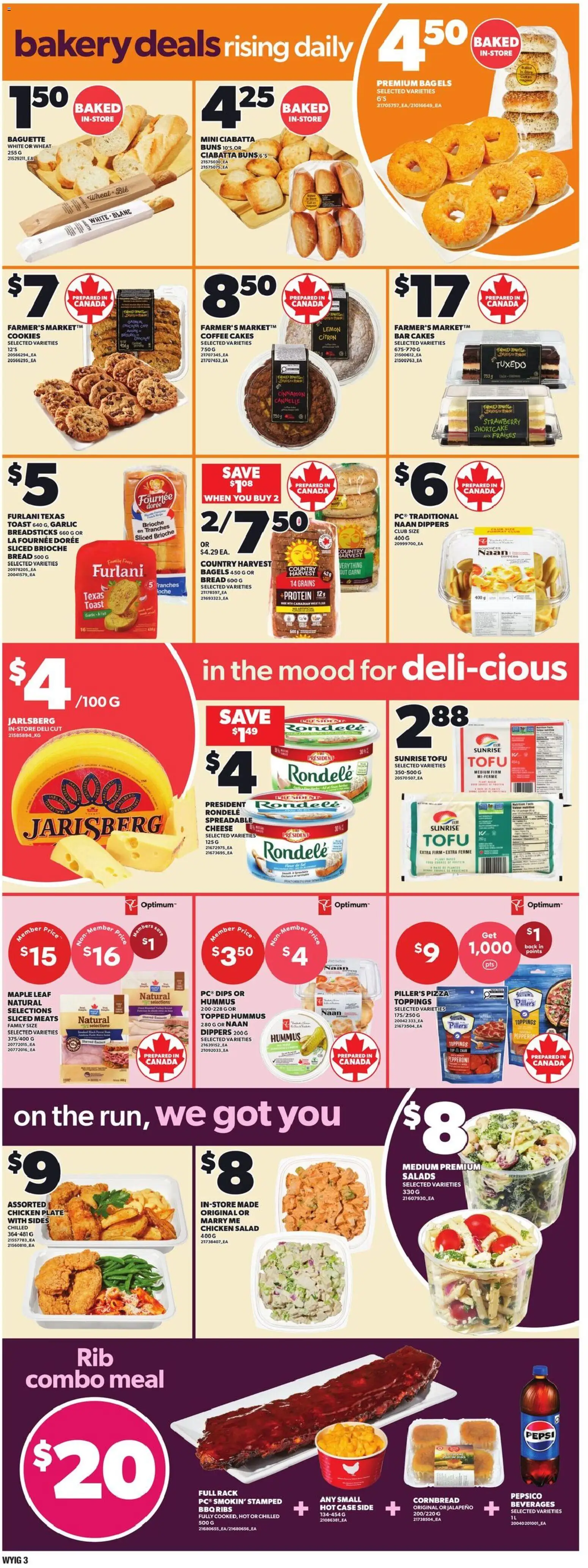 Loblaws flyer valid from 21.05.2026 | Page: 4 | Products: Cheese, Coffee, Pizza, Chicken