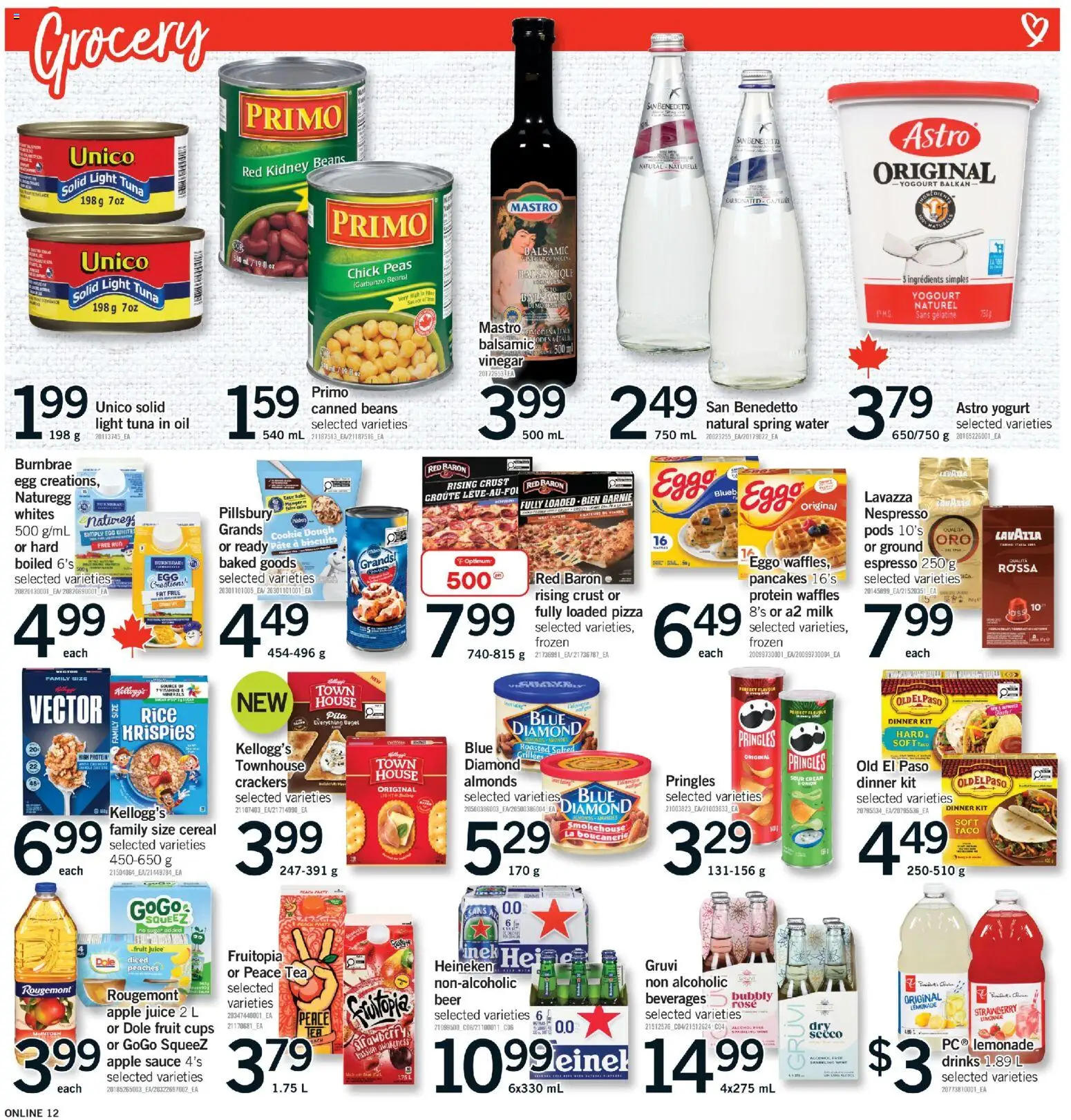 Fortinos flyer valid from 18.06.2026 | Page: 12 | Products: Rice, Tea, Oil, Pizza