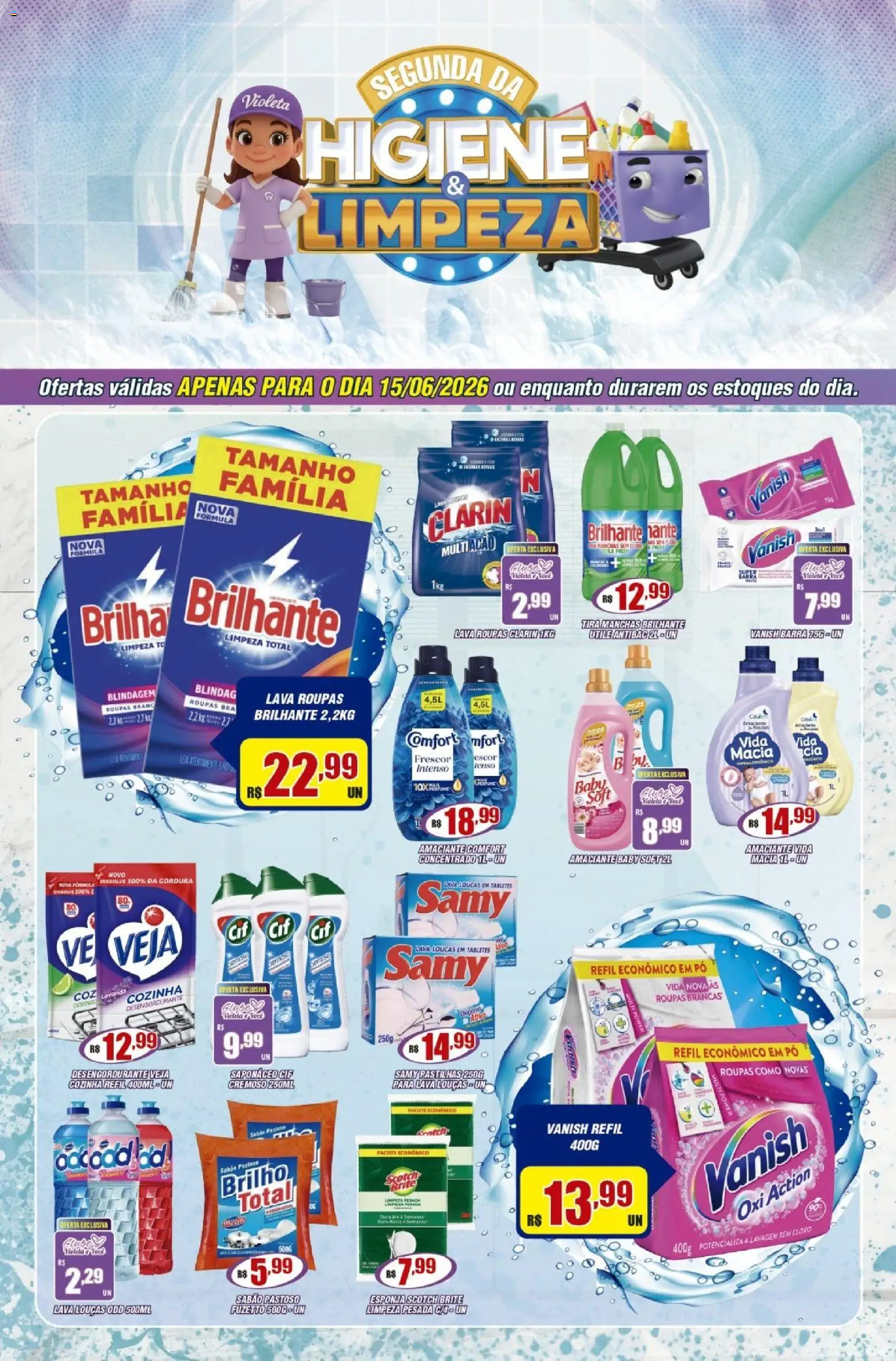 Violeta Supermercados Folheto - válido de 15.06.2026 | Página: 1