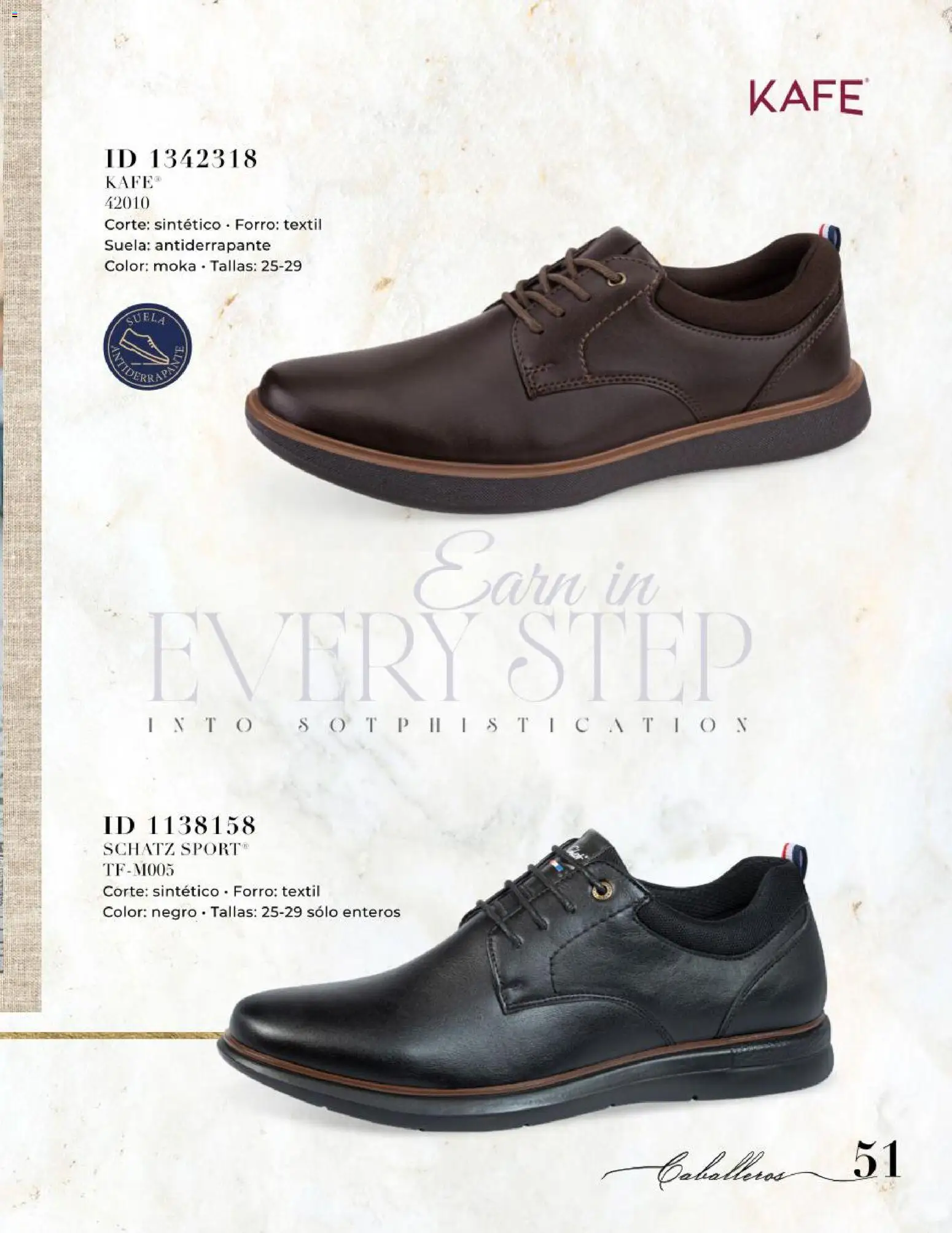 Nuevas ofertas de Price Shoes válidas en toda la República Mexicana desde el 14.05.2026. ¡Encuentra las mejores ofertas en Price Shoes catálogo Caballeros! | Página: 51